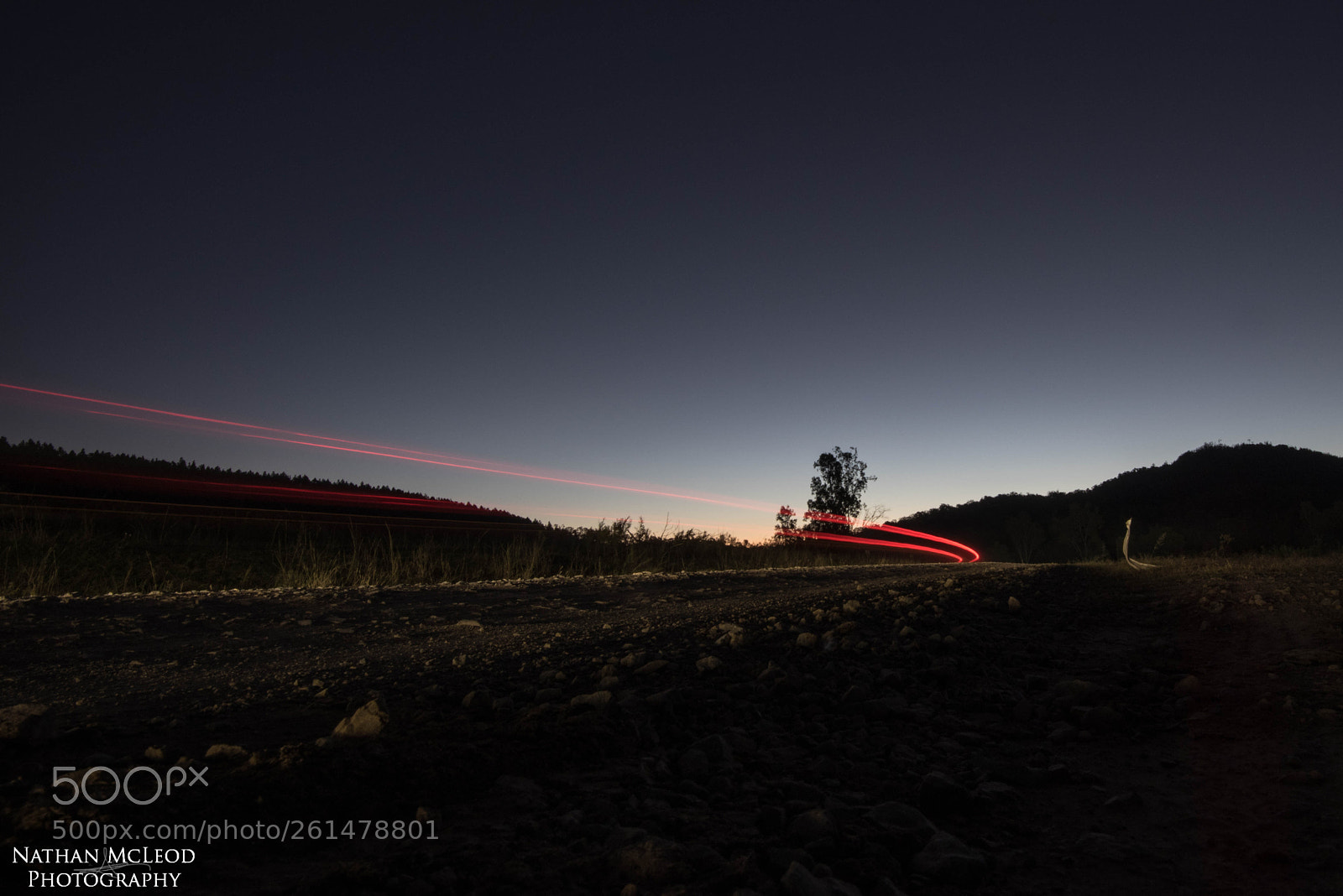 Nikon D810 sample photo. Car trail photography