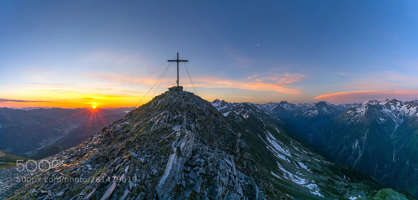 Sony a7 sample photo. Alpine summer sunrise photography