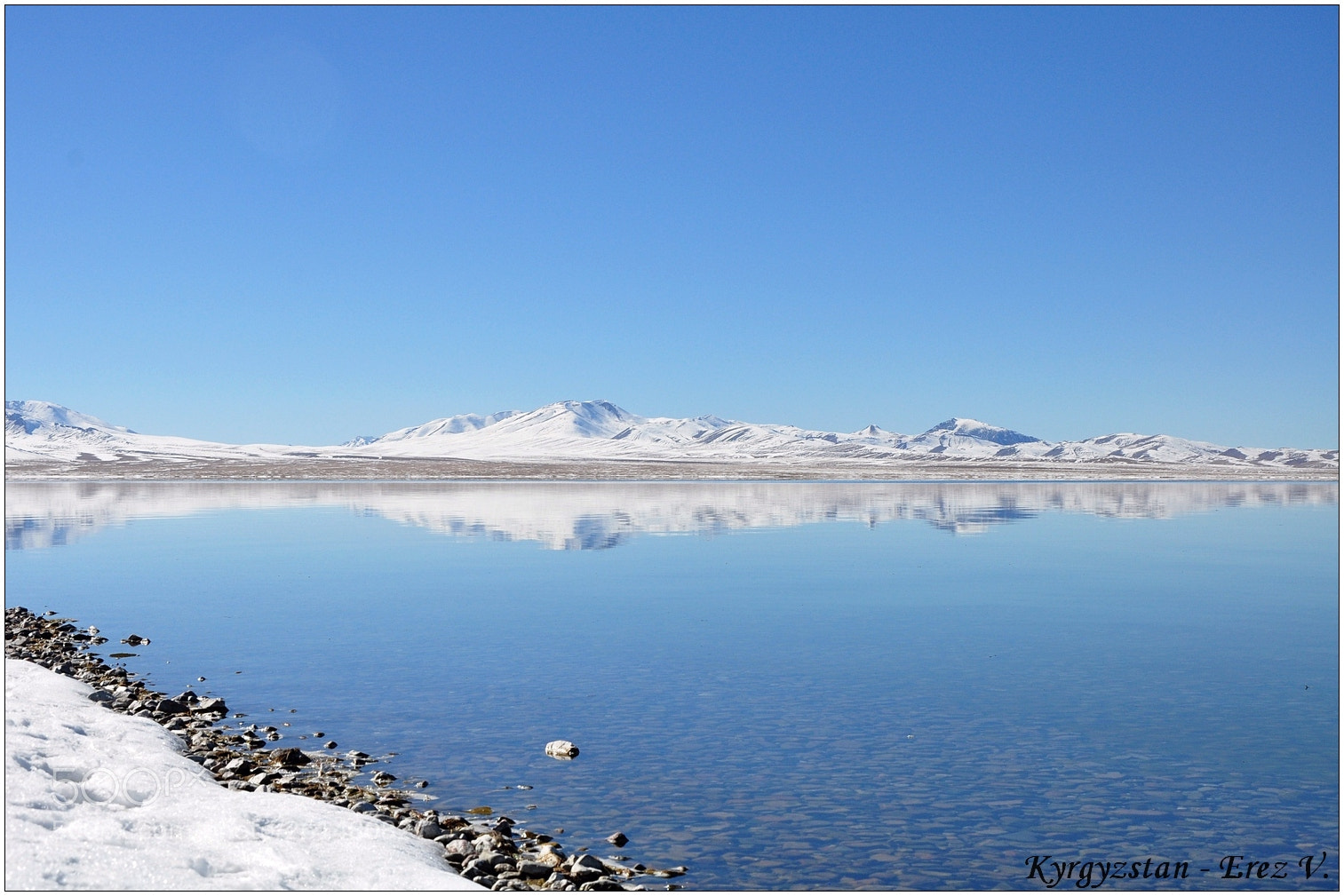 Nikon D90 sample photo. Frozen lake photography