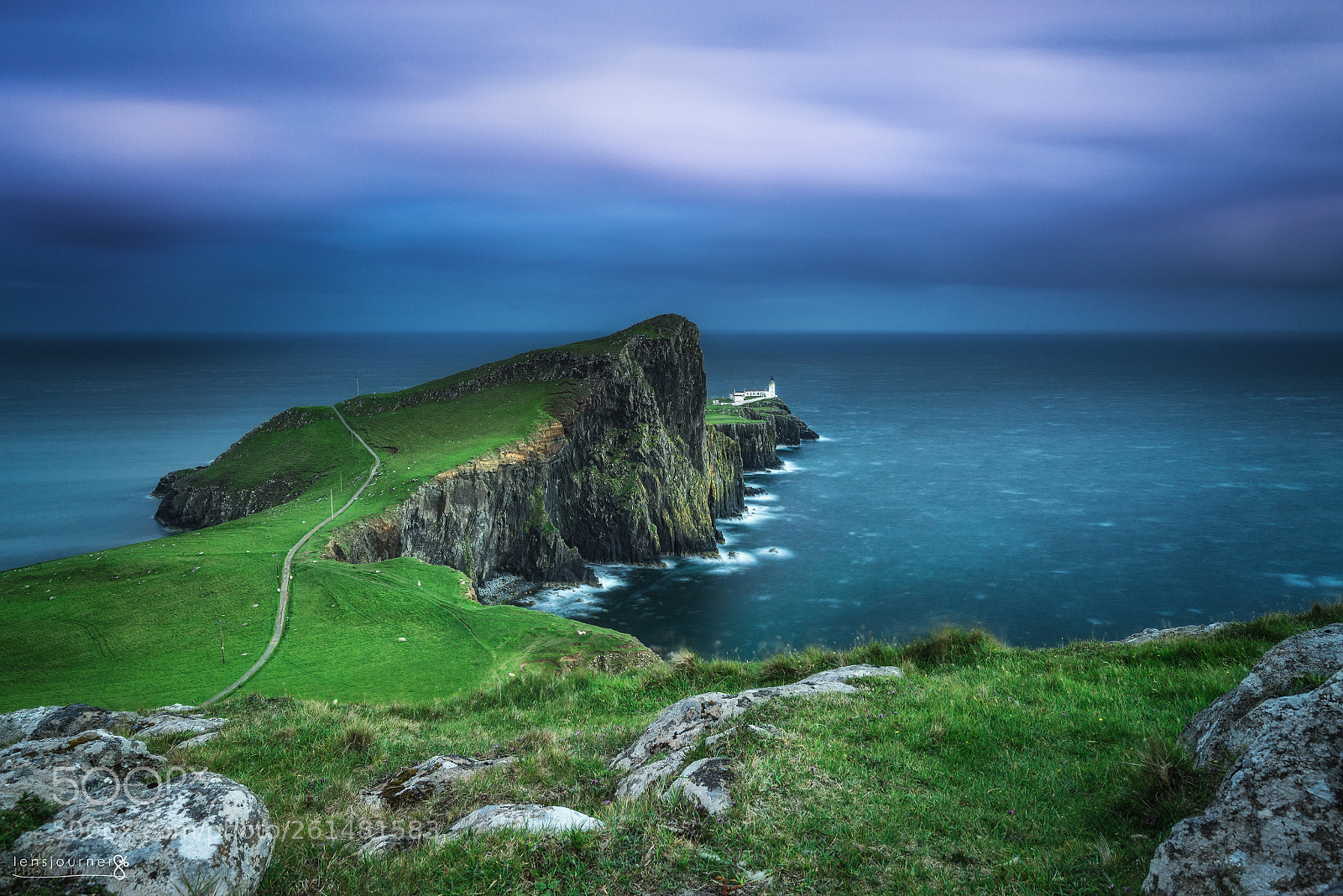Nikon D610 sample photo. Blue hour beacon photography