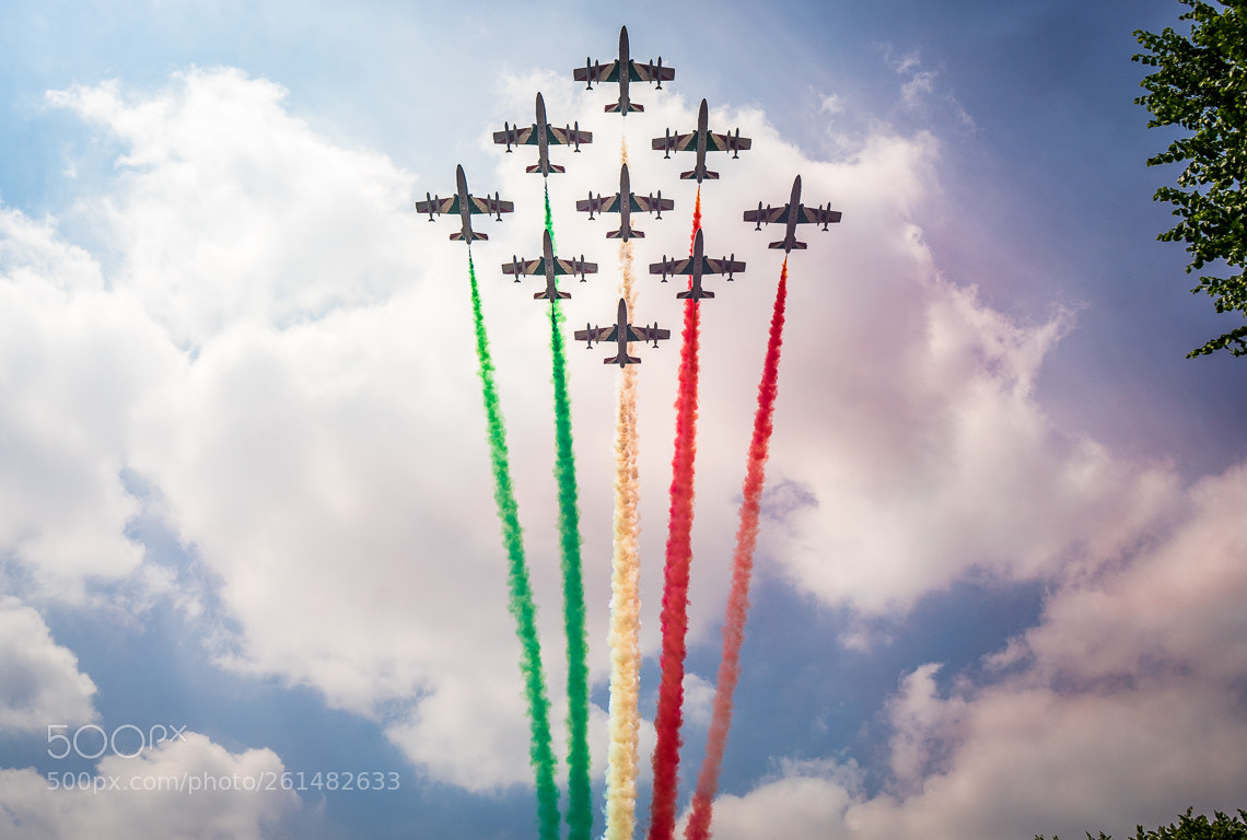Sony a7 sample photo. Frecce tricolori photography