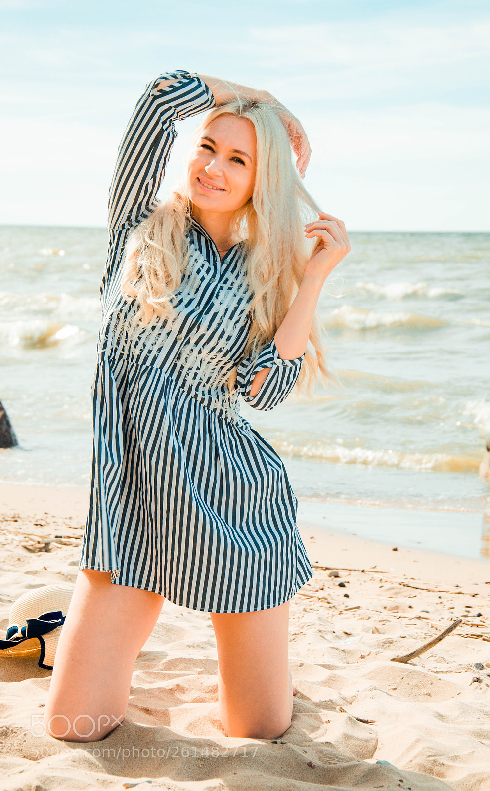Nikon D3200 sample photo. Beach and model photography
