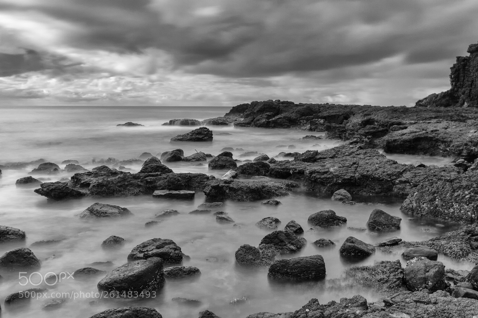 Canon EOS 7D sample photo. Misty rocks photography