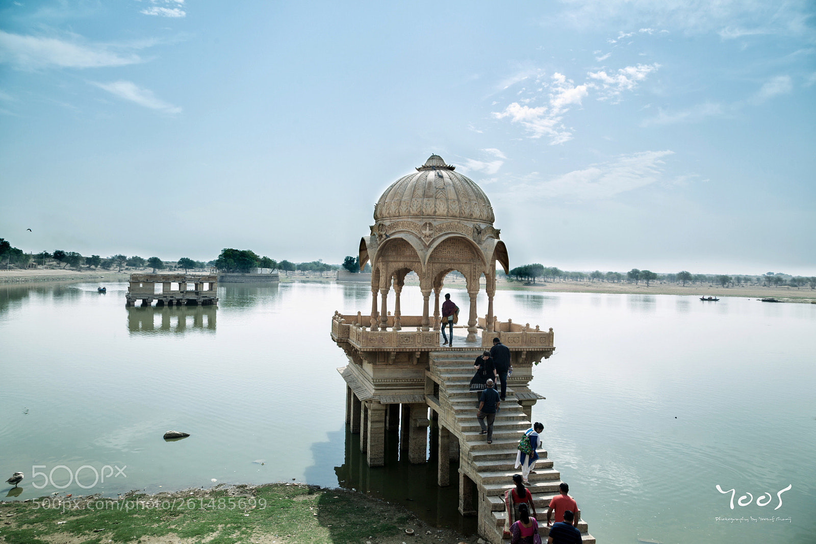 Canon EOS 5D Mark II sample photo. Gadisar lake::.. jaisalmer  photography