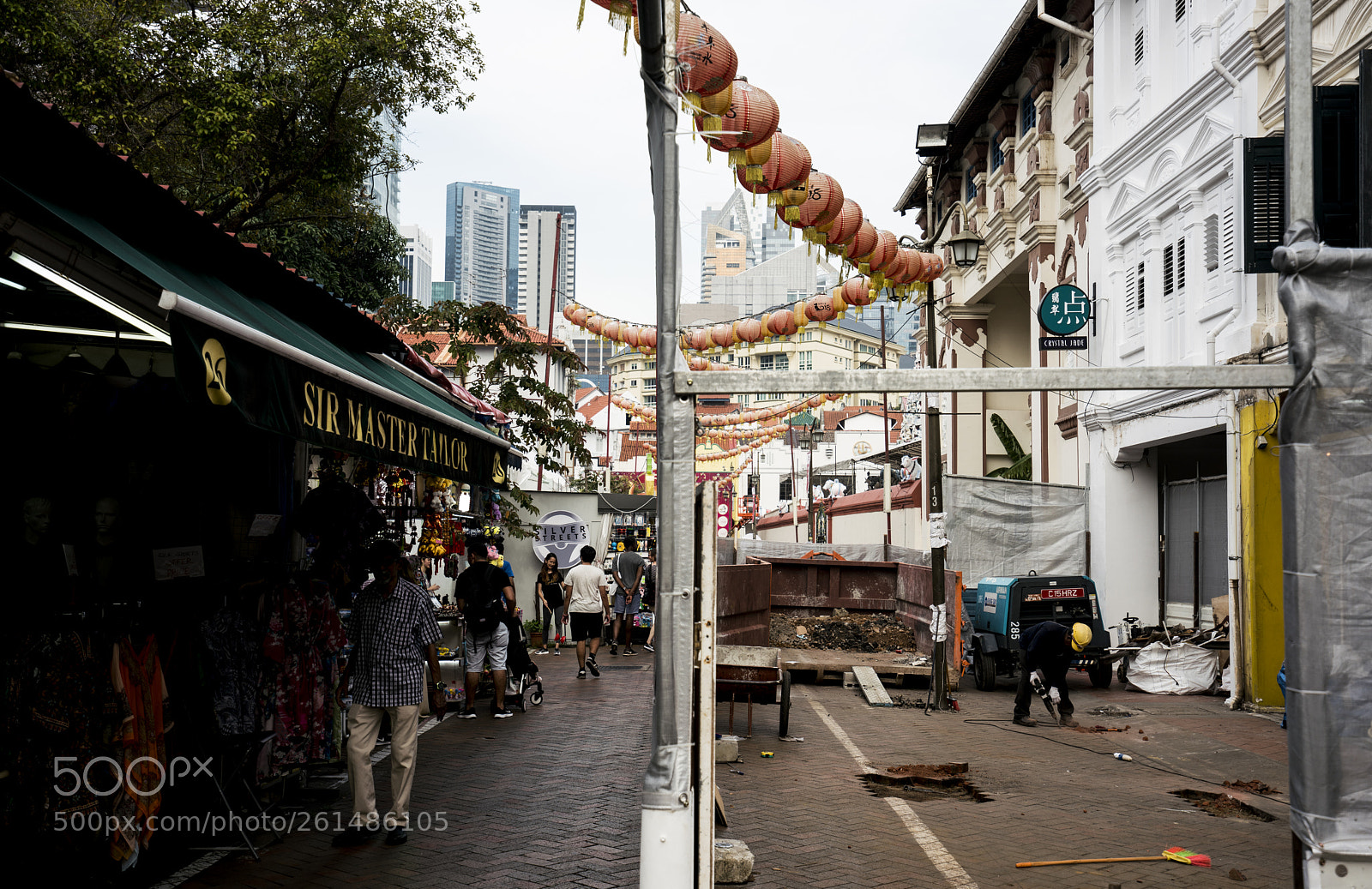 Sony a7R II sample photo. Skyline of chinatown photography