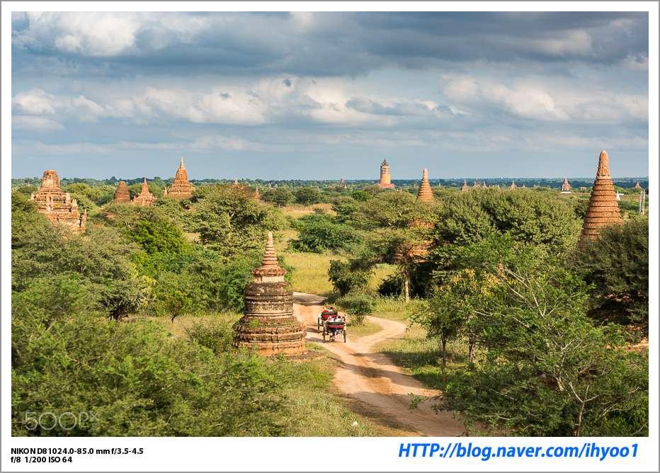Nikon D810 sample photo. Bagan pagodas photography