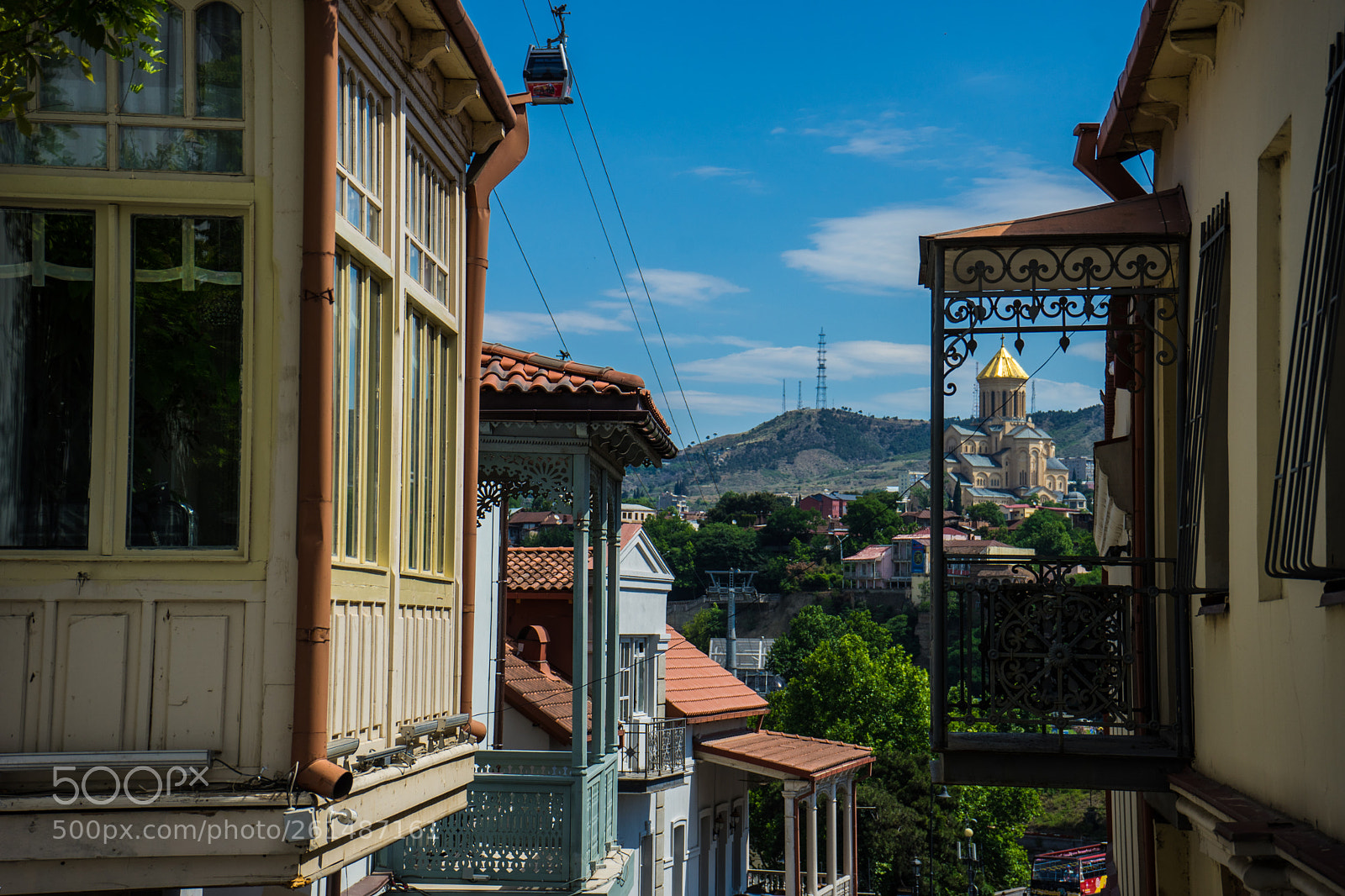 Sony a7 sample photo. Tbilisi's downtown, georgia photography