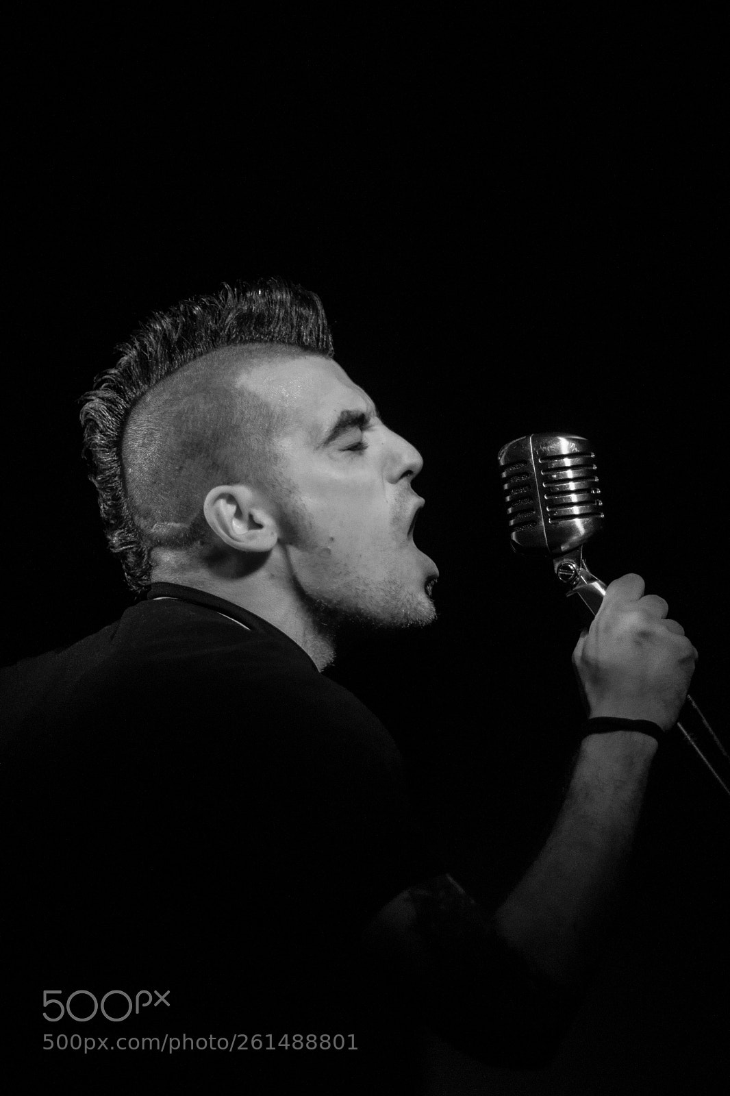 Sony ILCA-77M2 sample photo. Punk singer photography