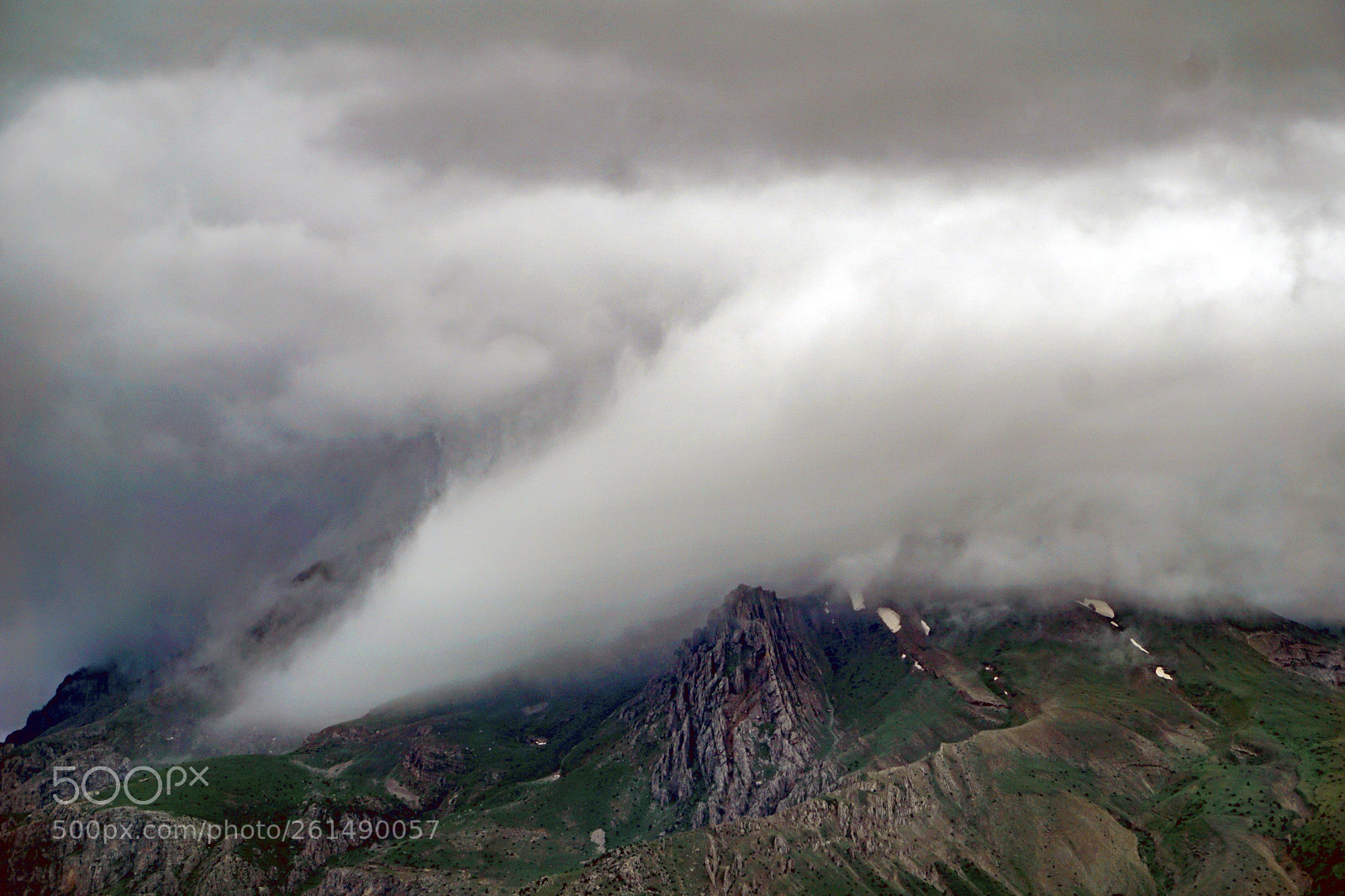 Sony a6000 sample photo. Clouds and mountains photography