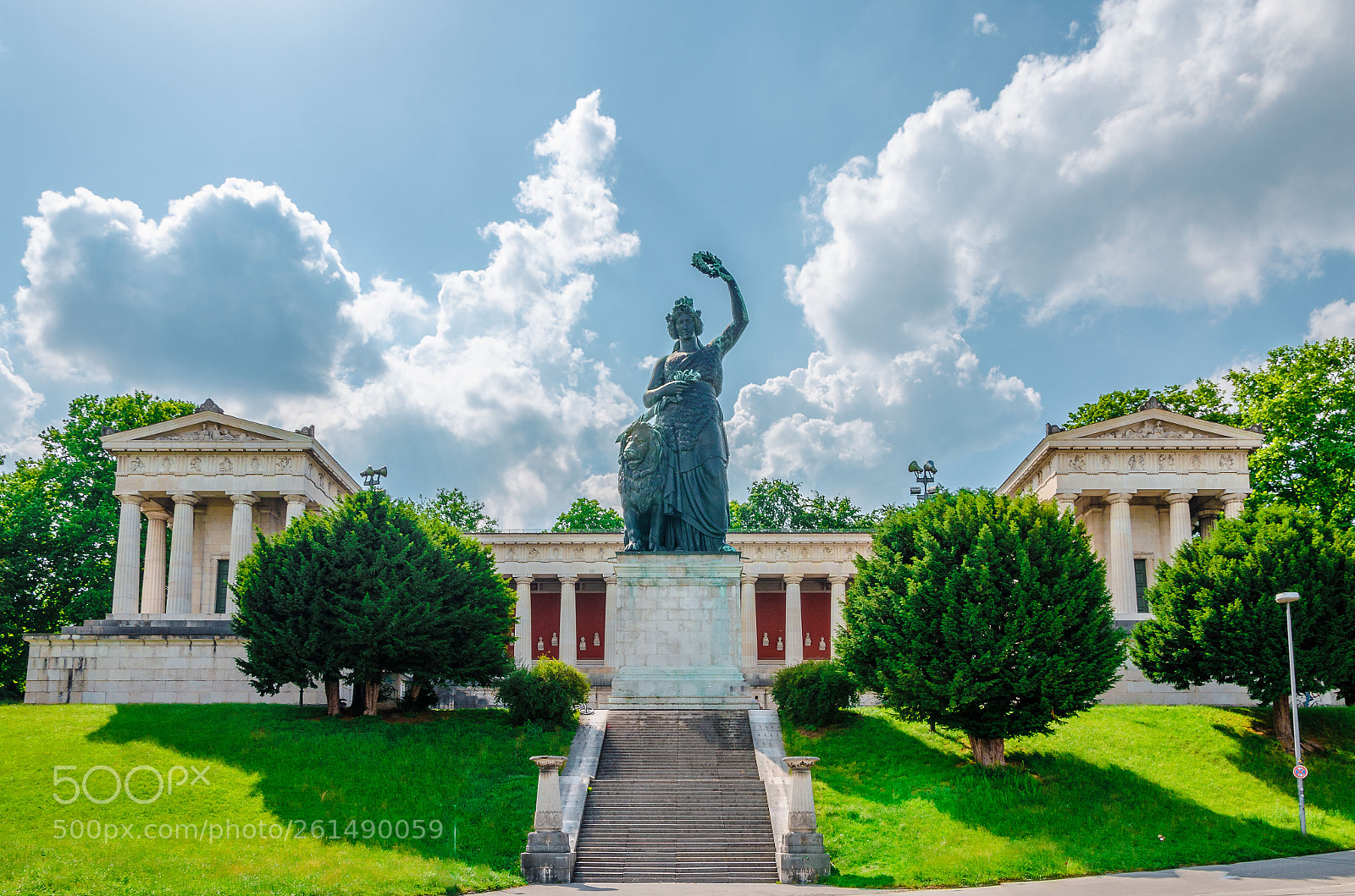Nikon D5100 sample photo. Bavaria statue (münchen) photography