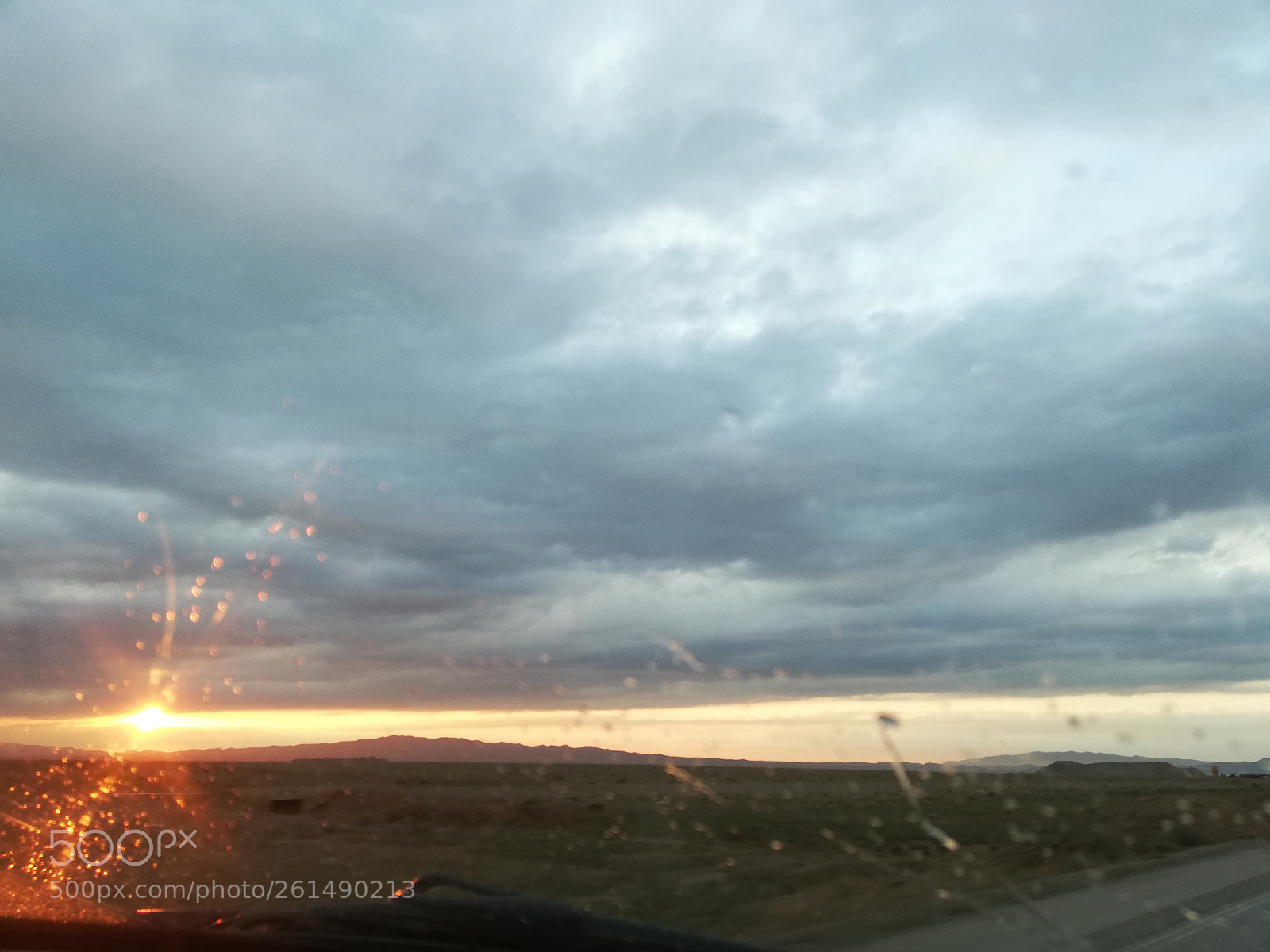 HUAWEI P20 lite sample photo. Sunset, cloud, rain, sunlight photography