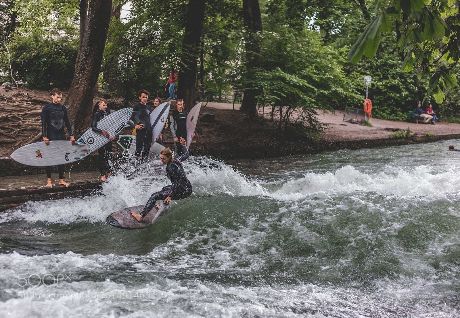 Canon EOS 6D sample photo. Surfing the eisbach photography