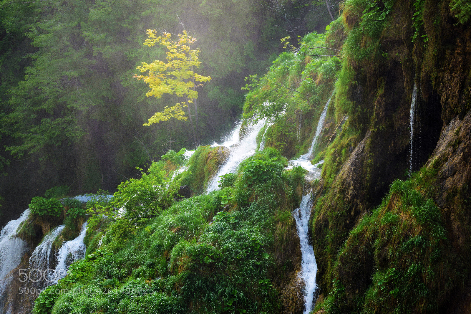 Nikon D5300 sample photo. Waterfall in spring photography