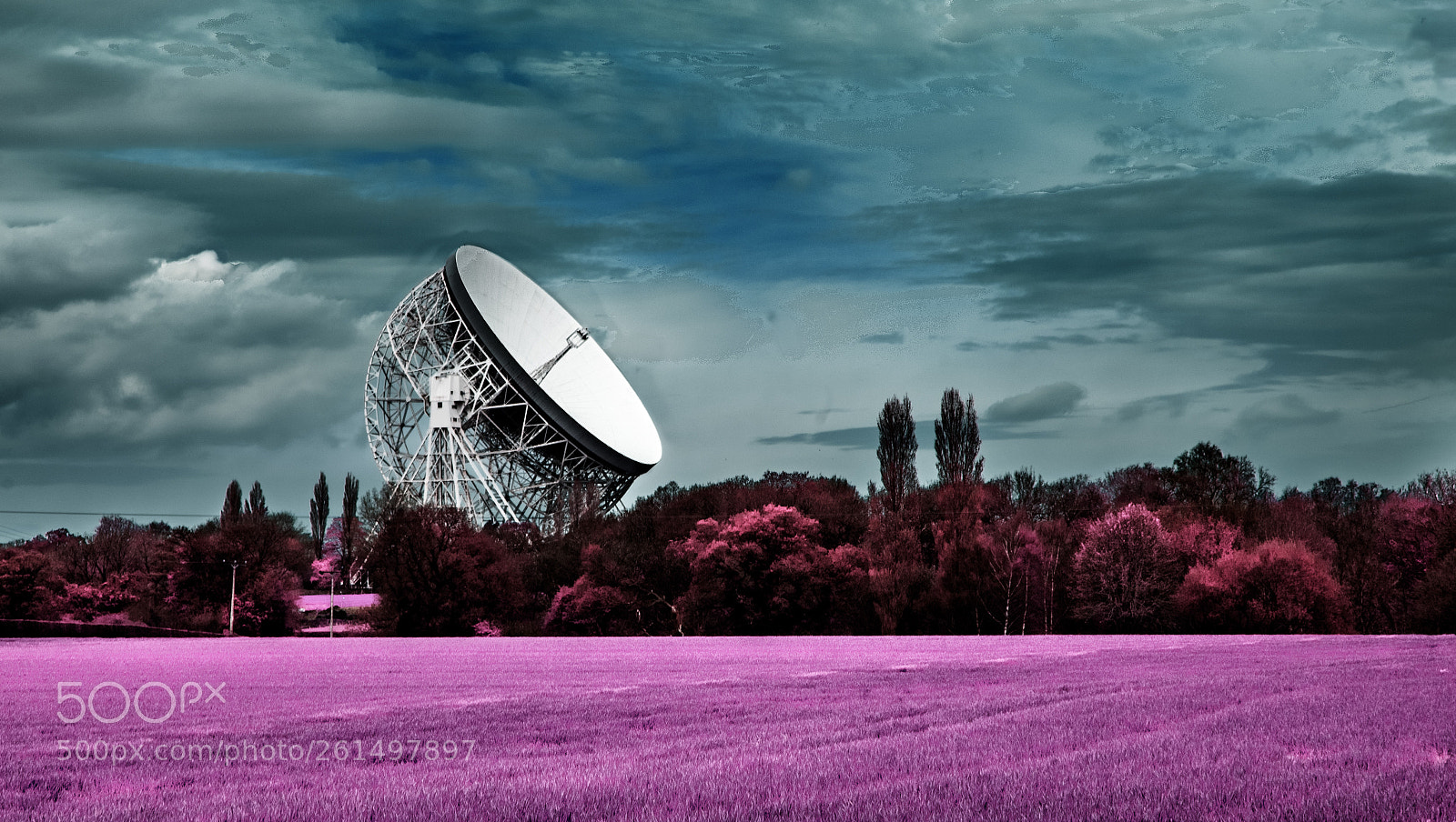 Nikon D5300 sample photo. Jodrell bank infared photography