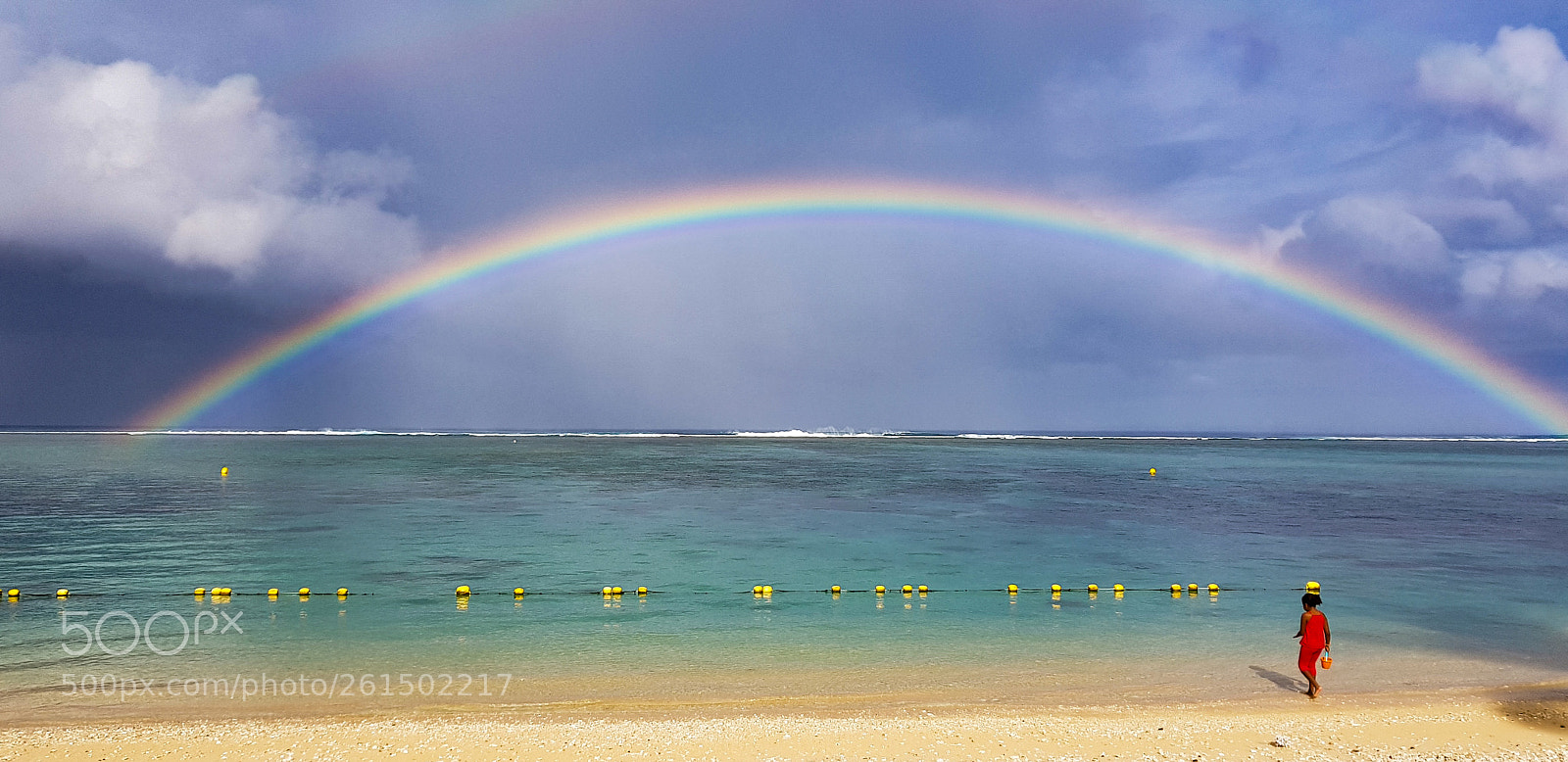 Samsung Galaxy S8 sample photo. Below the rainbow photography
