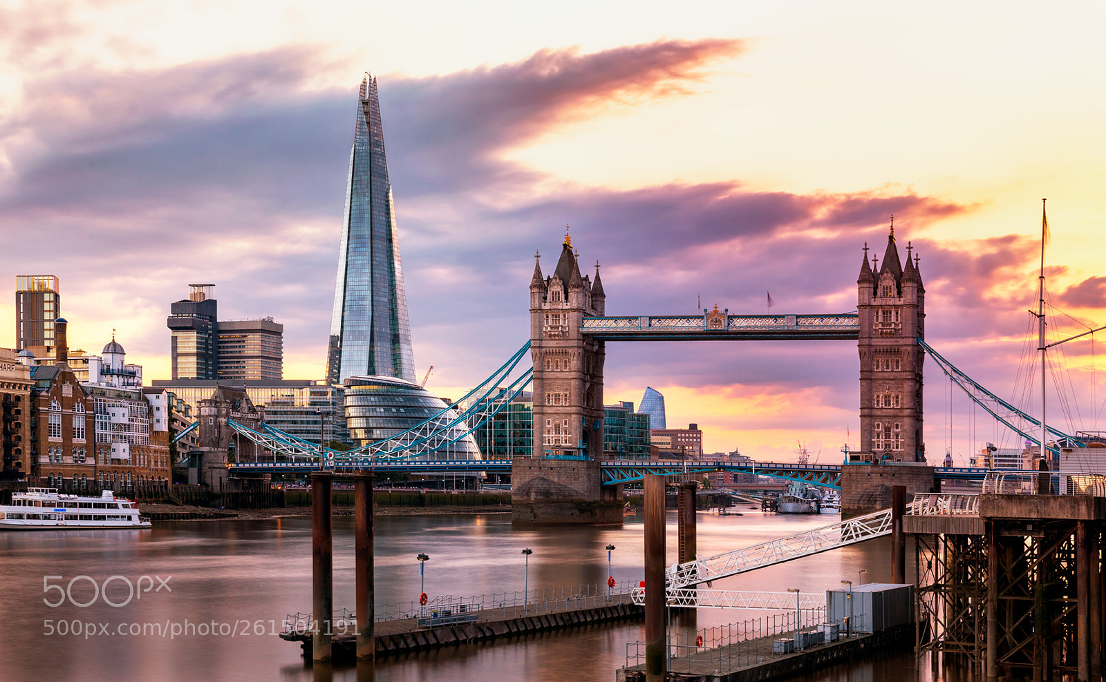 Nikon D800 sample photo. Tower bridge & the shard photography