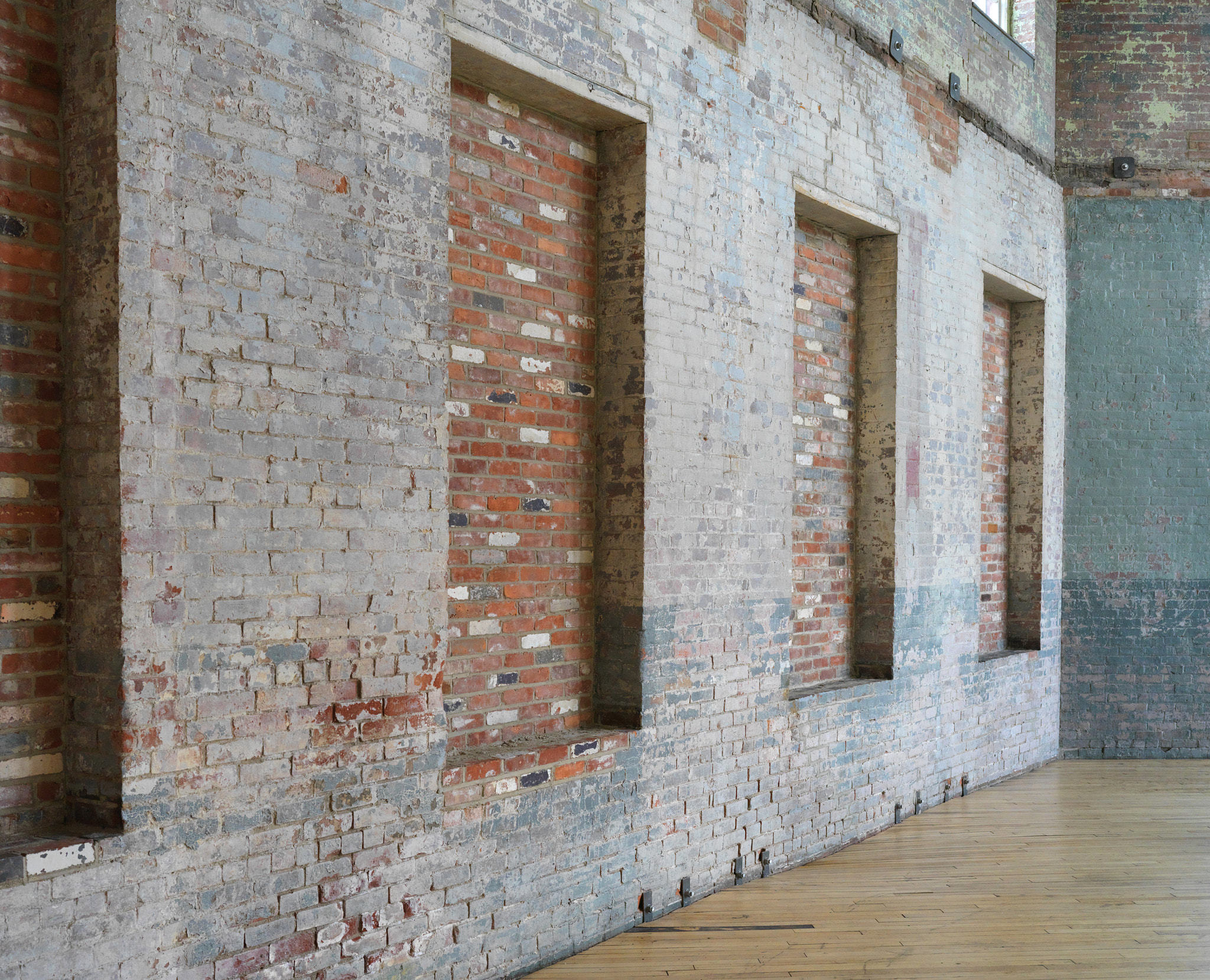 Hasselblad X1D-50c sample photo. Bricked up windows in former warehouse photography