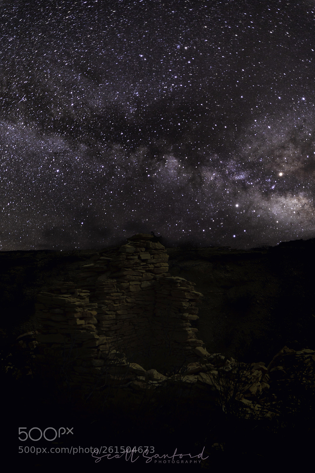 Canon EOS 6D sample photo. Milky way over terlingua photography