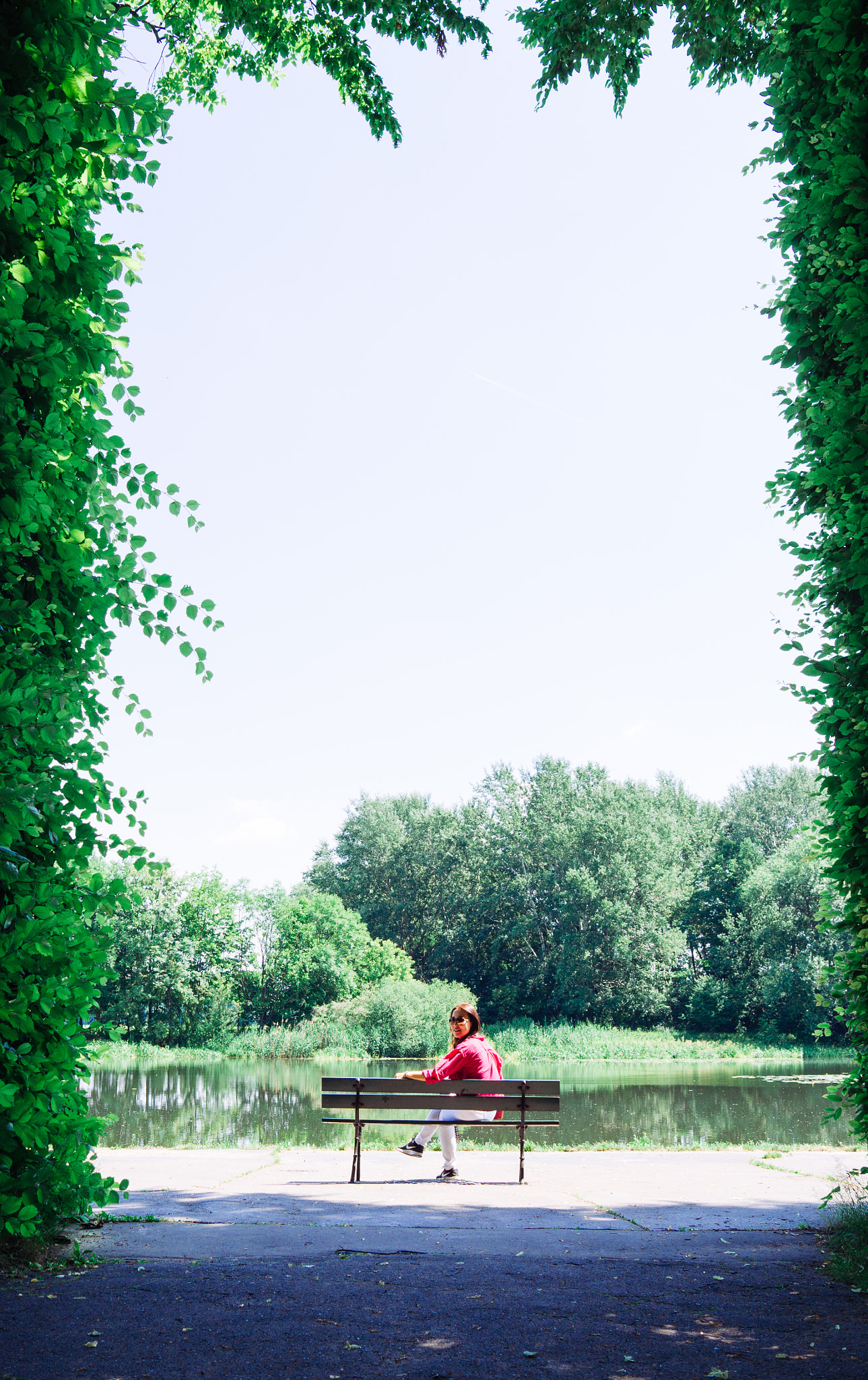 Leica X2 sample photo. Lake behind the wilanow palace photography