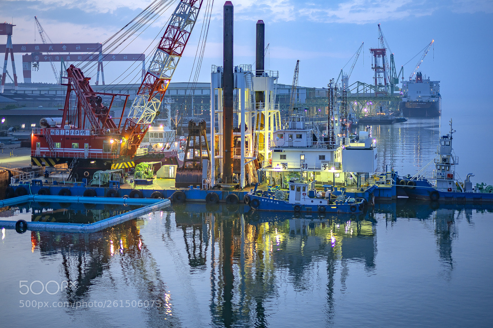 Sony a7 II sample photo. Shipbuilding factory floating in photography