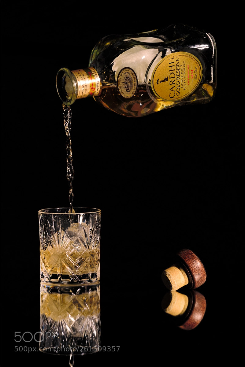 Nikon D750 sample photo. Whisky on the rocks photography