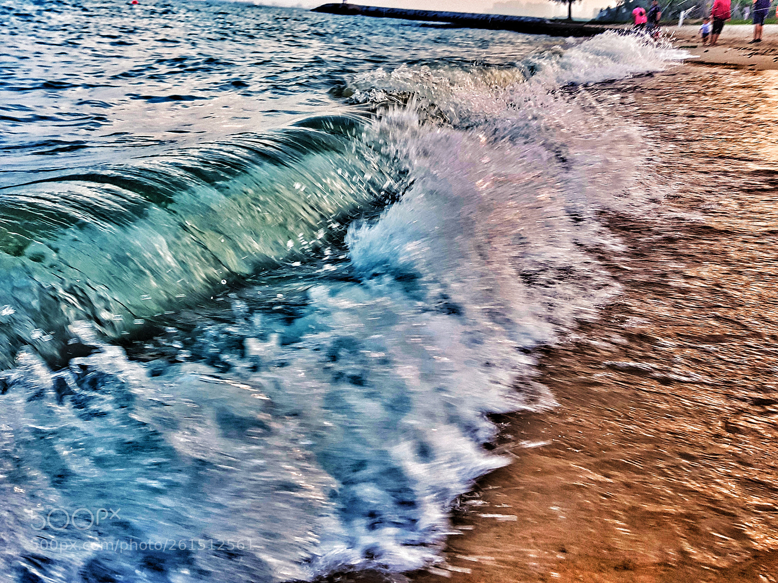 Samsung Galaxy S8 sample photo. Waves photography