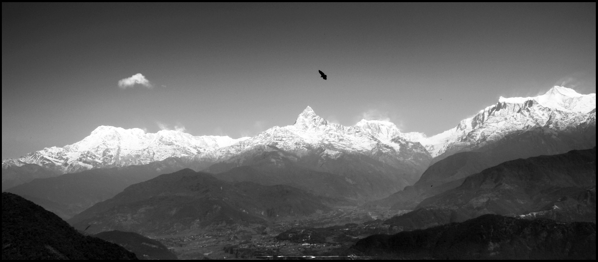 Sony Alpha DSLR-A900 sample photo. Machapuchare (fish tail) photography