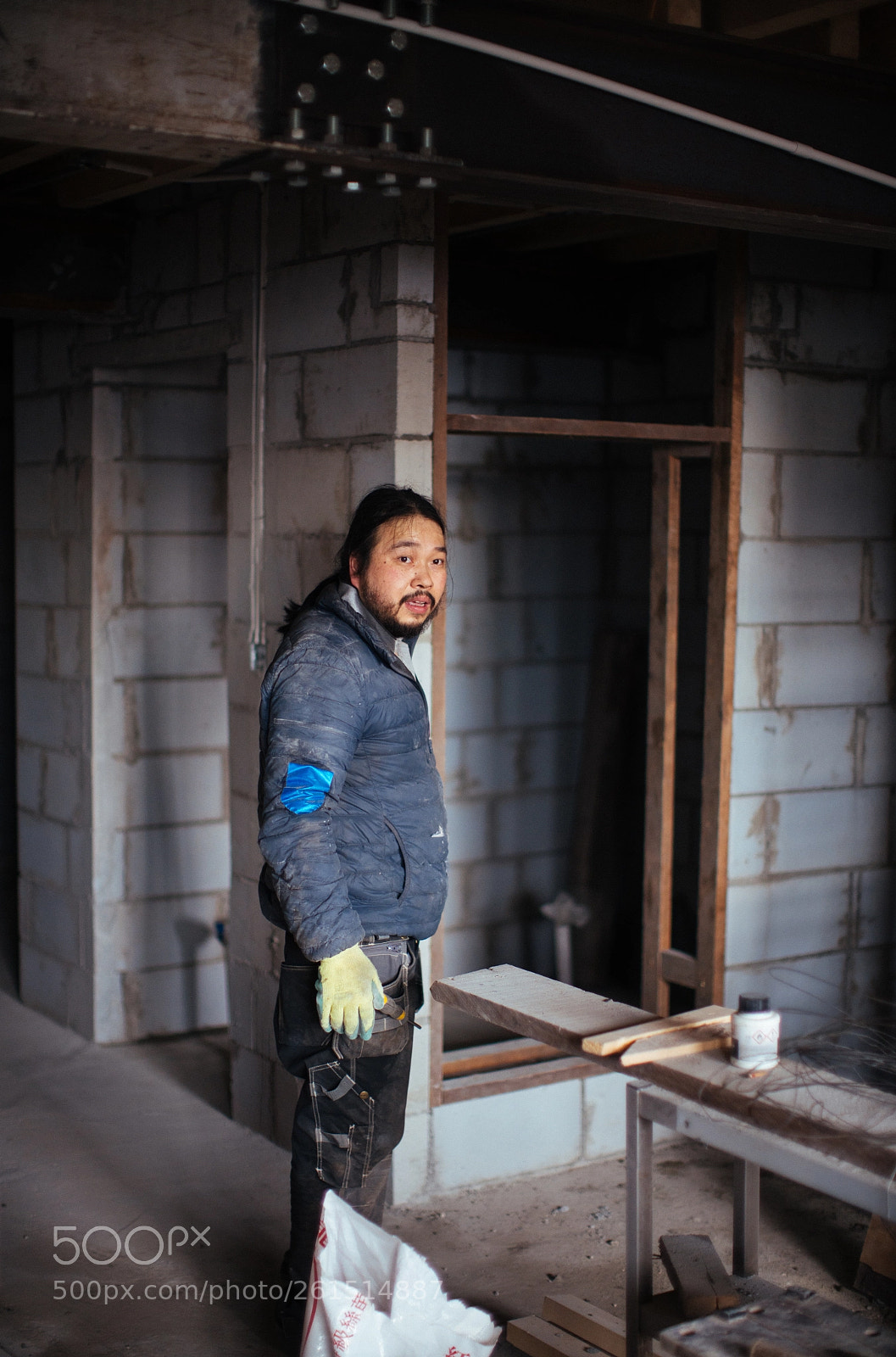 Sony a7R II sample photo. A chinese builder. photography