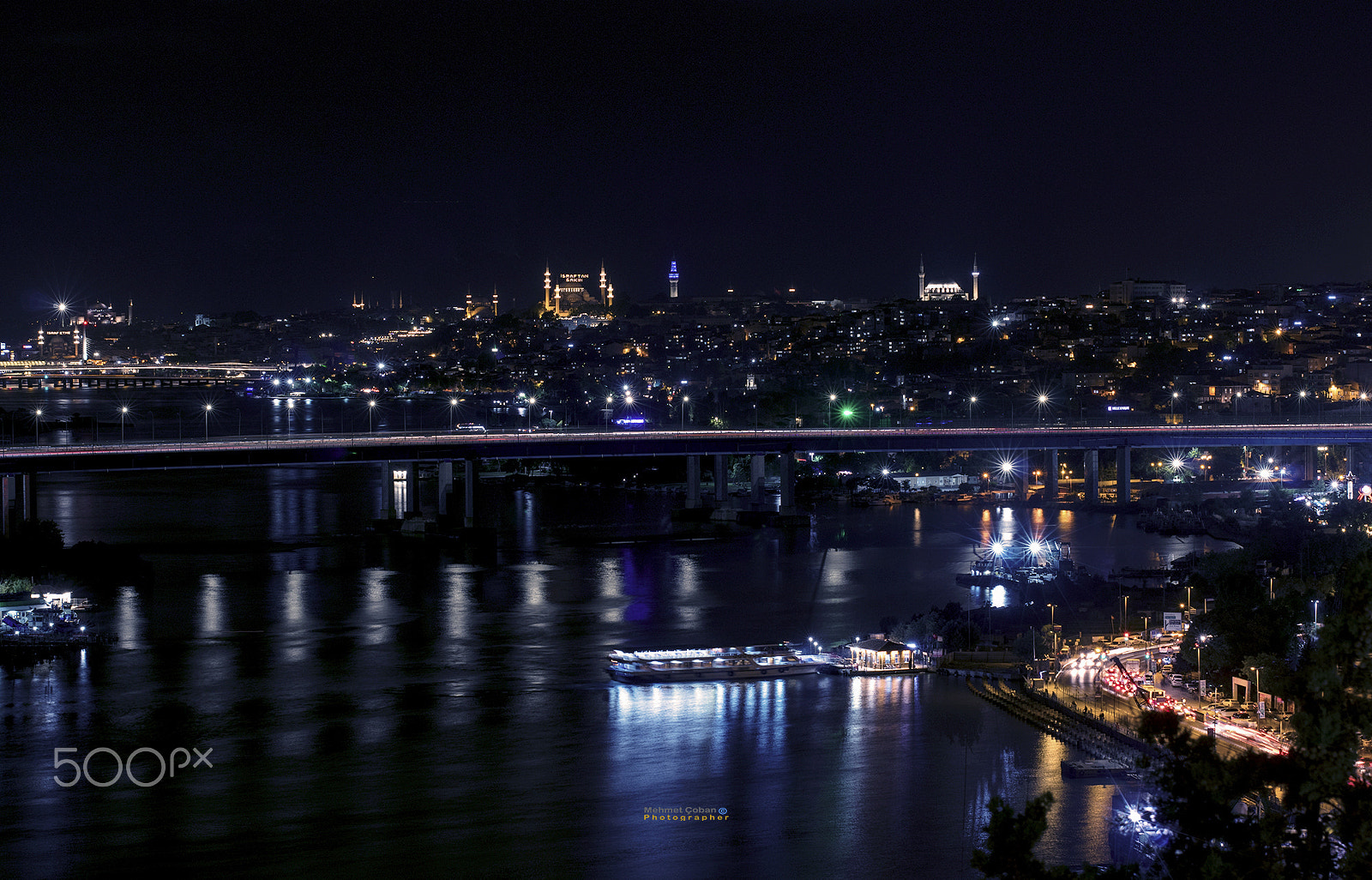 Pentax K-3 II sample photo. Golden horn bridge / istanbul photography