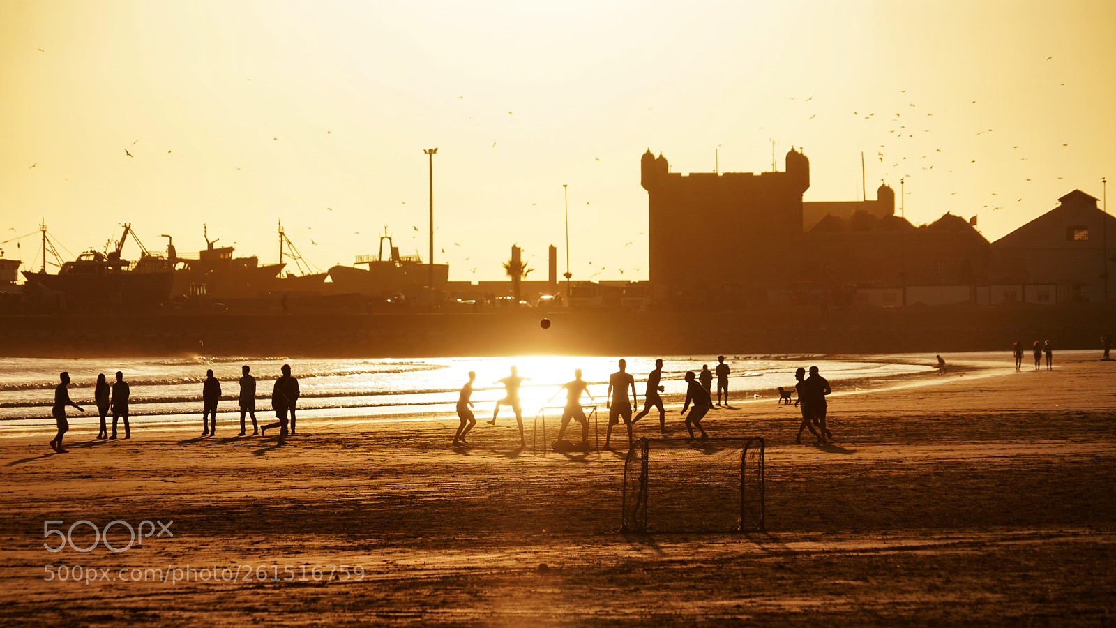 Sony a7R II sample photo. Essaouira beach soccer in photography