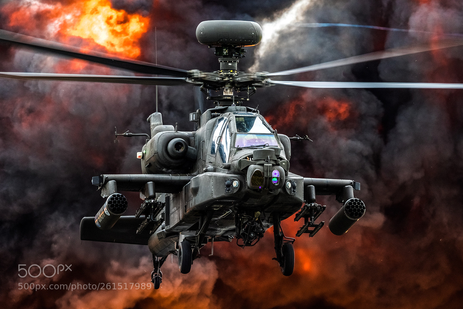 Canon EOS 7D Mark II sample photo. Apache helicopter - bang! photography