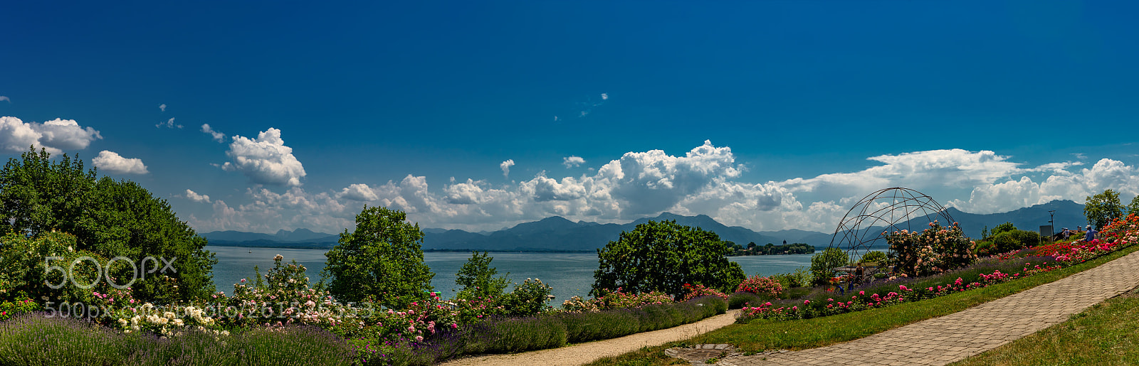 Sony a7 sample photo. Chiemsee alpenpanorama mit fraueninsel photography