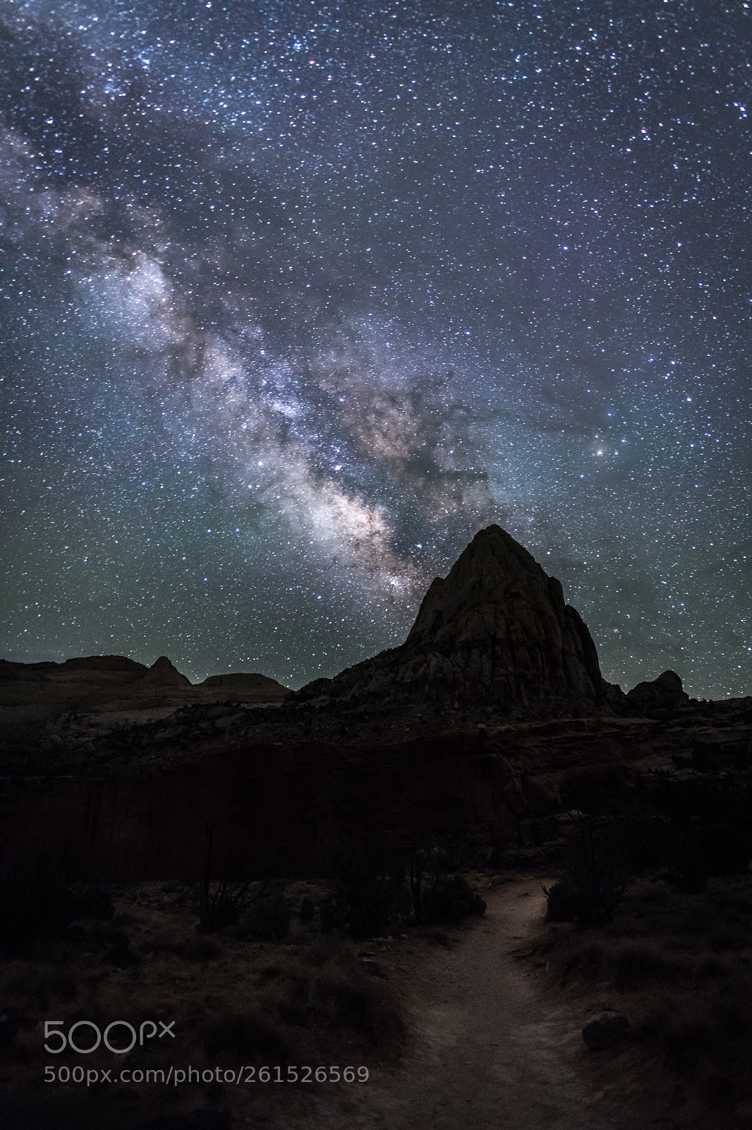 Nikon D850 sample photo. Milky way over pectol's photography