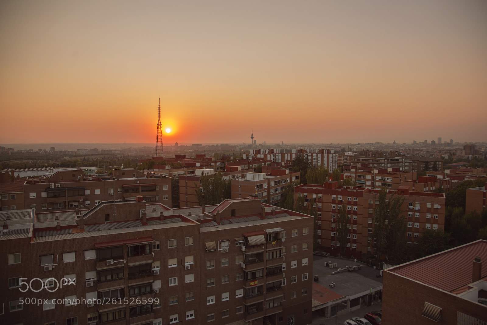 Canon EOS 6D sample photo. Madrid sunset photography