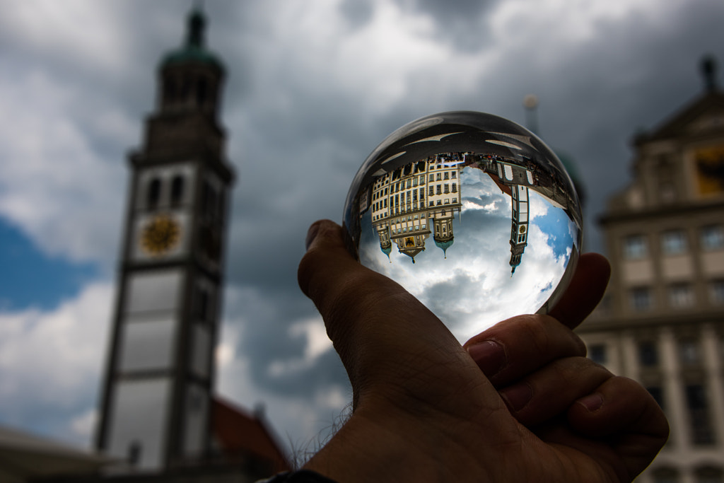 In Augsburg : Germany , with a Lensball by Benjamin Ballande on 500px.com