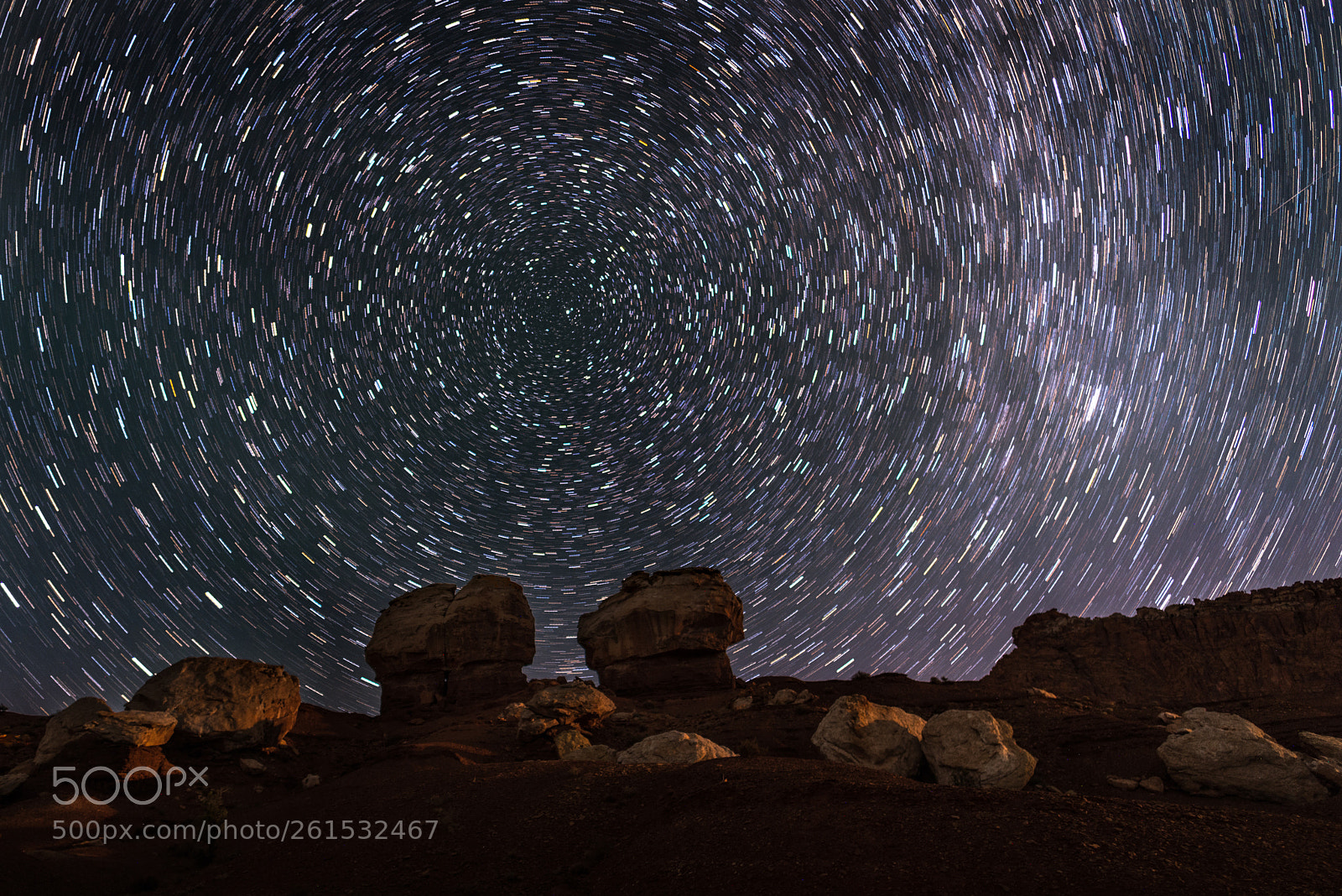 Nikon D800 sample photo. Circumpolar star trails over photography