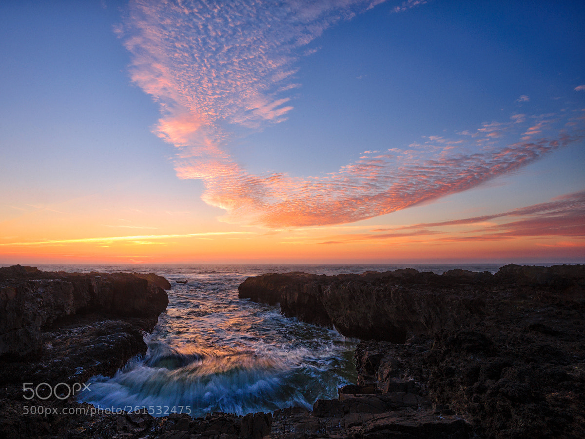Nikon D700 sample photo. Oregon coast boomerang photography