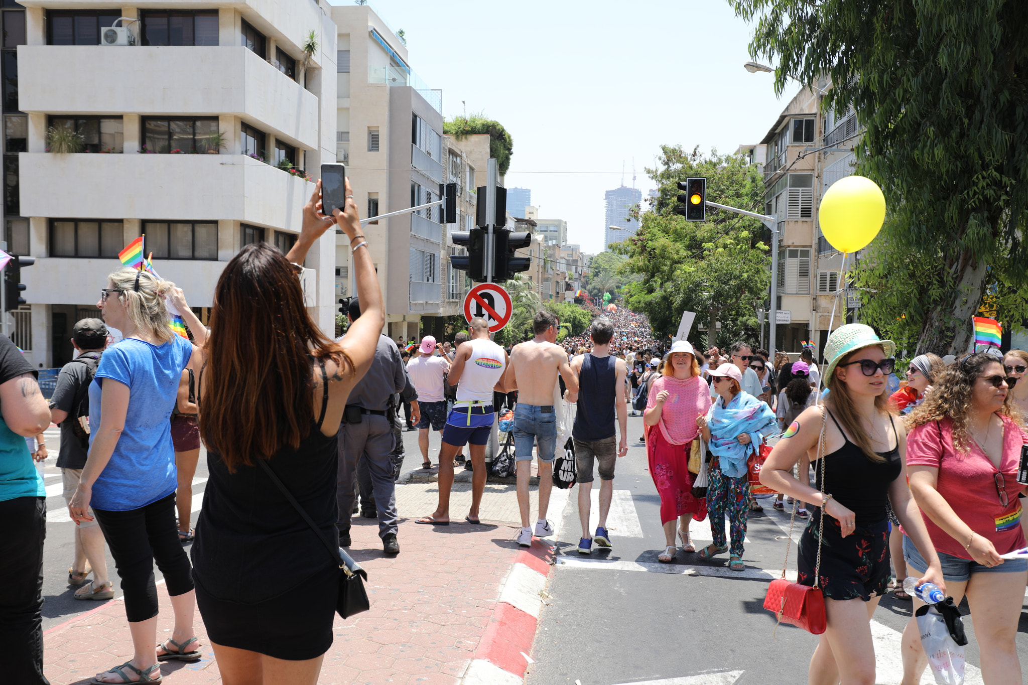 Canon EF 16-35mm F4L IS USM sample photo. Tel aviv pride parade 2018 photography