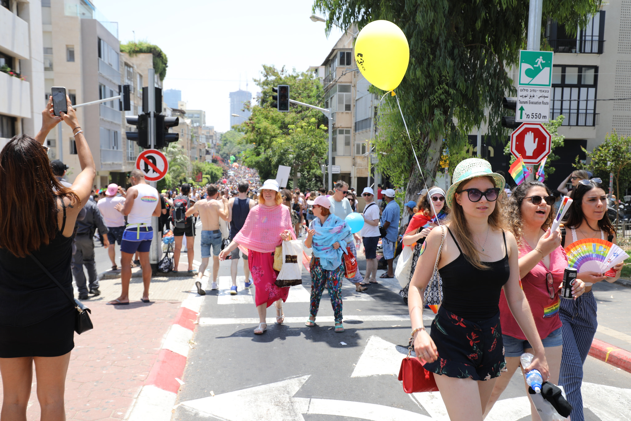 Canon EF 16-35mm F4L IS USM sample photo. Tel aviv pride parade 2018 photography