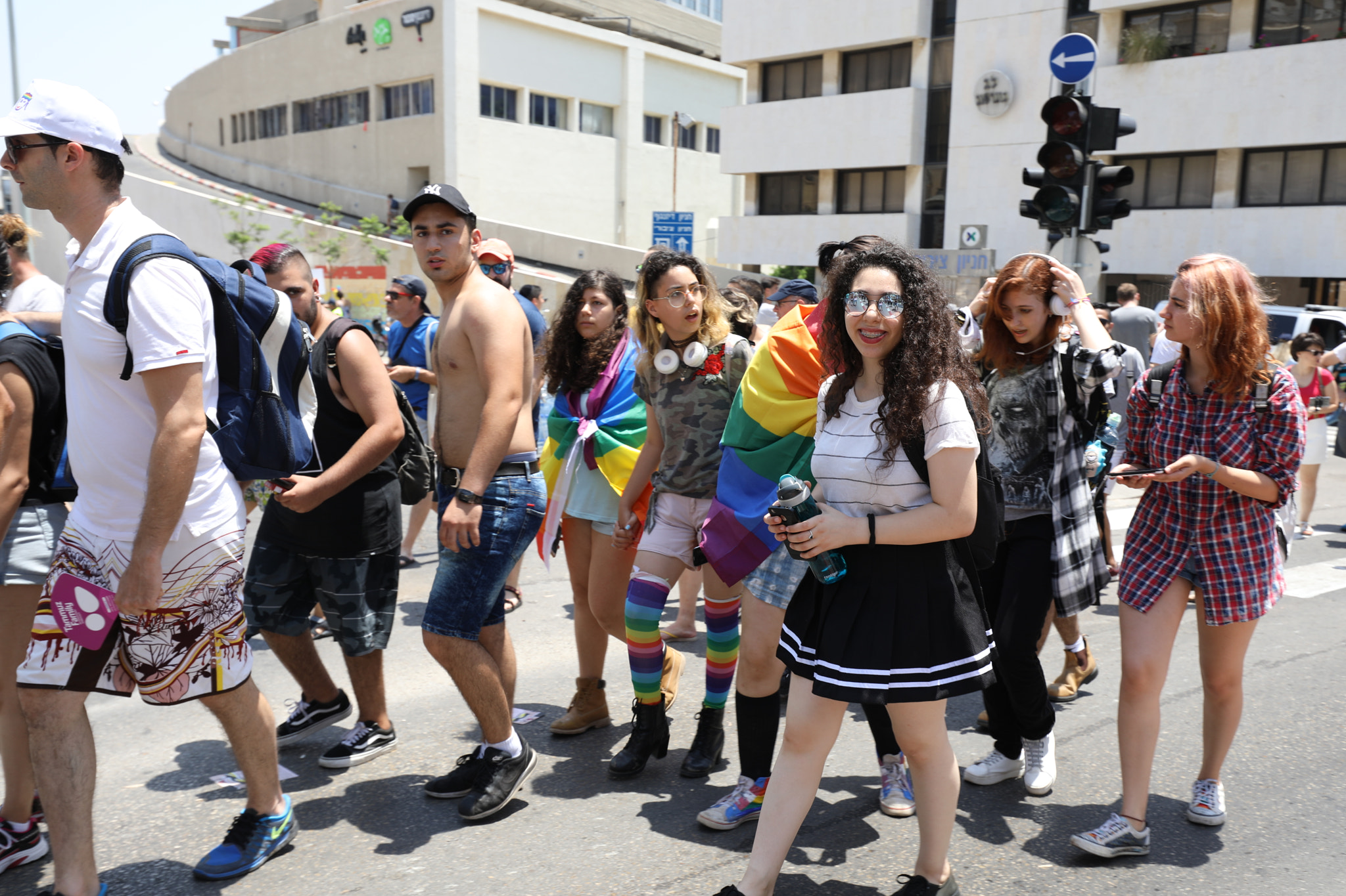 Canon EF 16-35mm F4L IS USM sample photo. Tel aviv pride parade 2018 photography