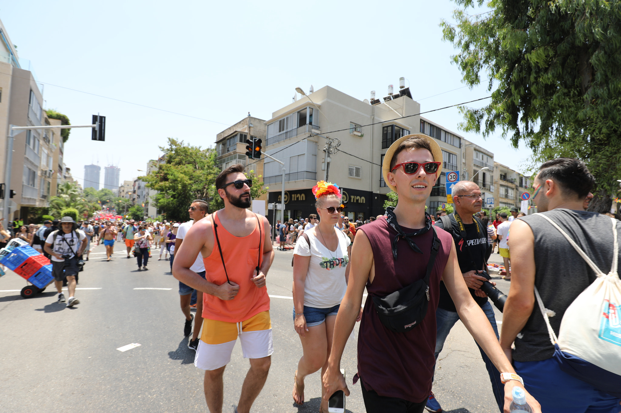 Canon EF 16-35mm F4L IS USM sample photo. Tel aviv pride parade 2018 photography