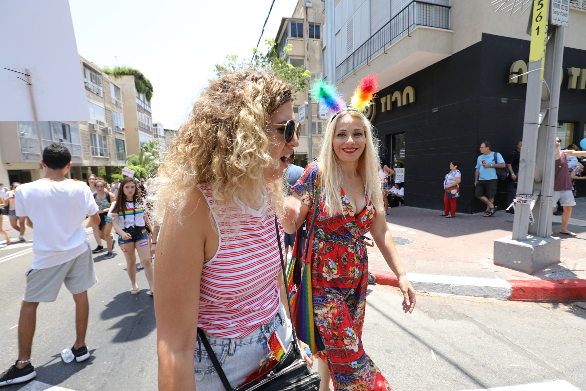 Canon EF 16-35mm F4L IS USM sample photo. Tel aviv pride parade 2018 photography