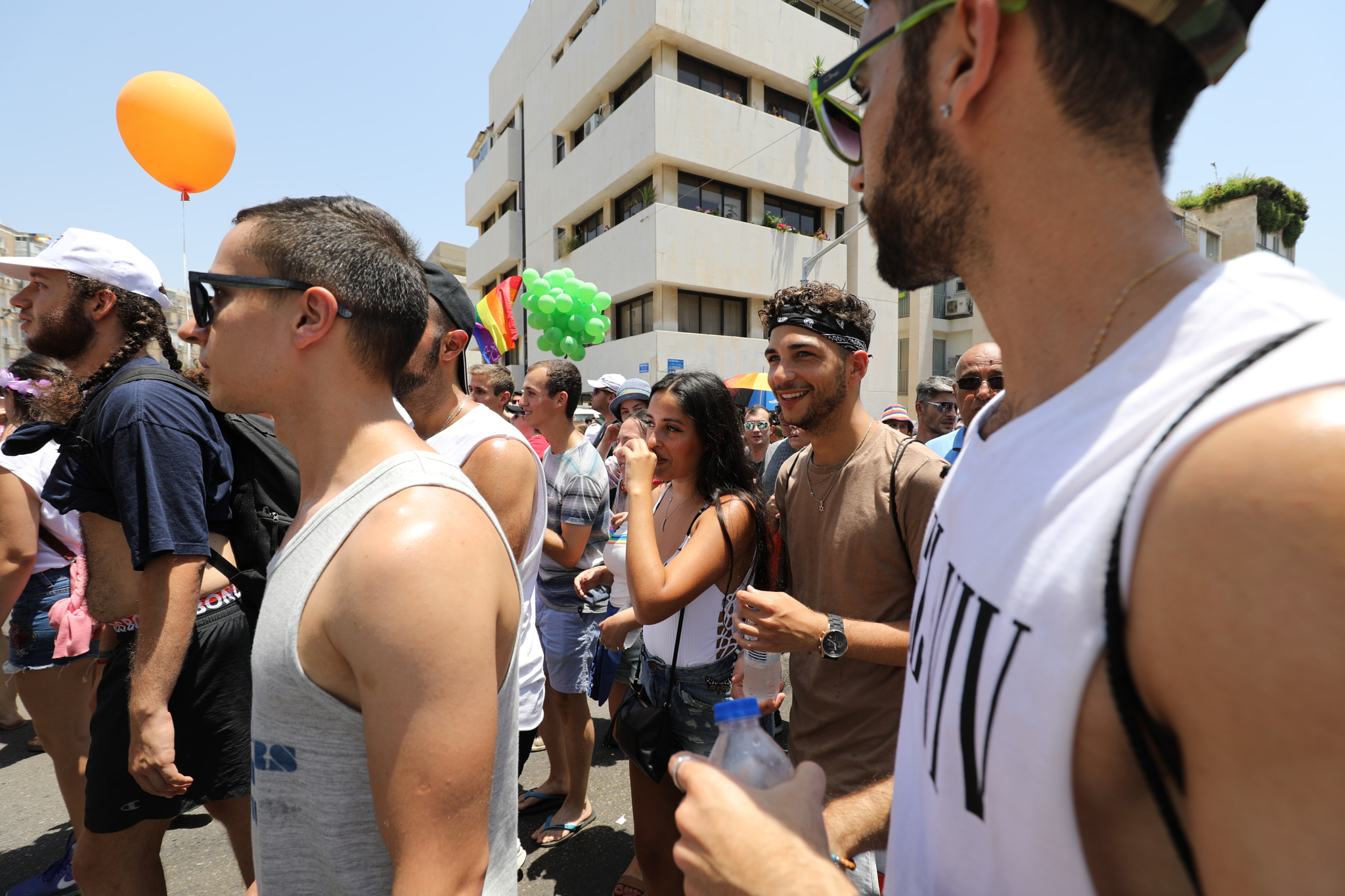 Canon EF 16-35mm F4L IS USM sample photo. Tel aviv pride parade 2018 photography