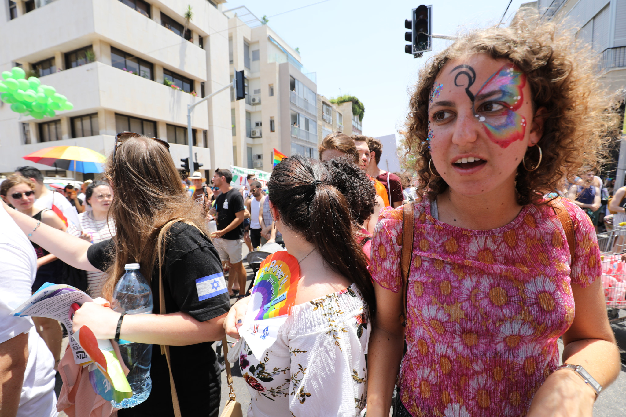 Canon EF 16-35mm F4L IS USM sample photo. Tel aviv pride parade 2018 photography