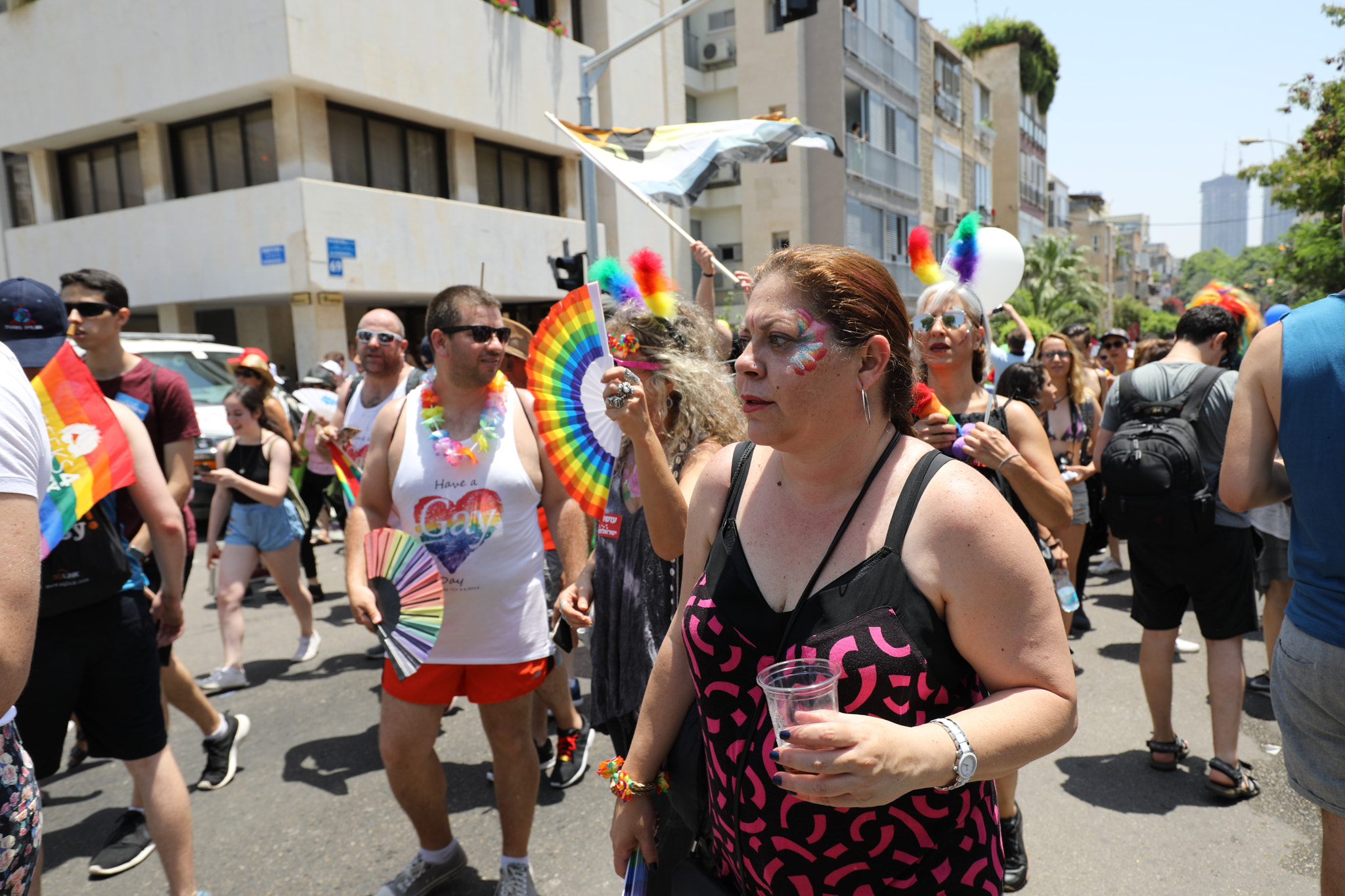 Canon EF 16-35mm F4L IS USM sample photo. Tel aviv pride parade 2018 photography