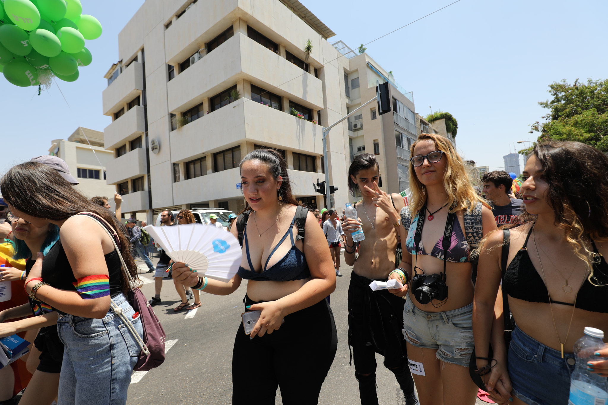 Canon EF 16-35mm F4L IS USM sample photo. Tel aviv pride parade 2018 photography