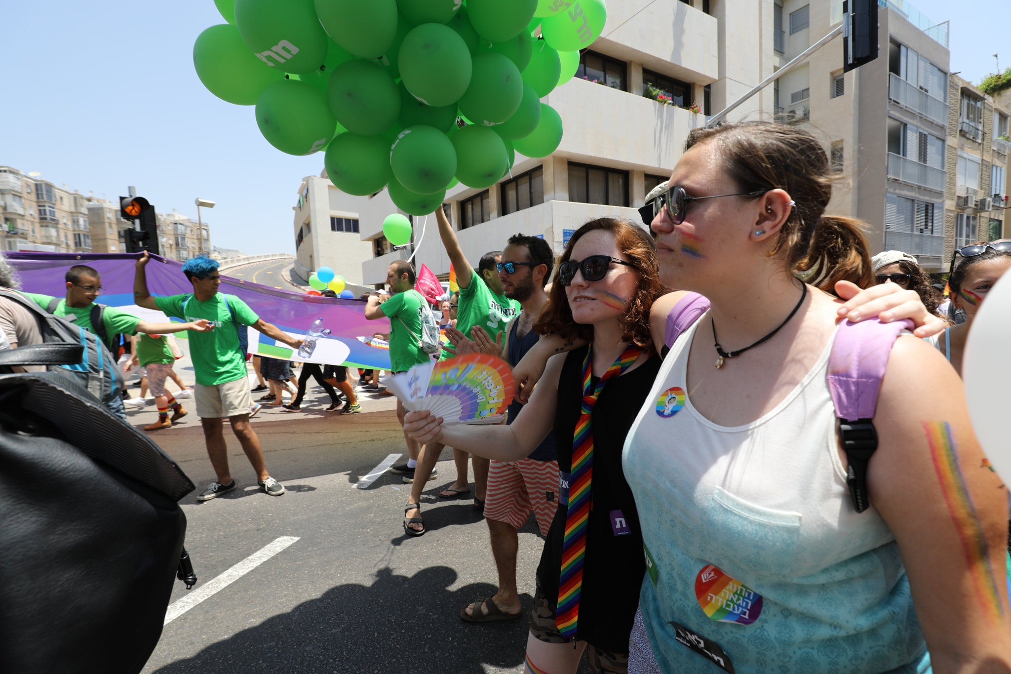 Canon EF 16-35mm F4L IS USM sample photo. Tel aviv pride parade 2018 photography