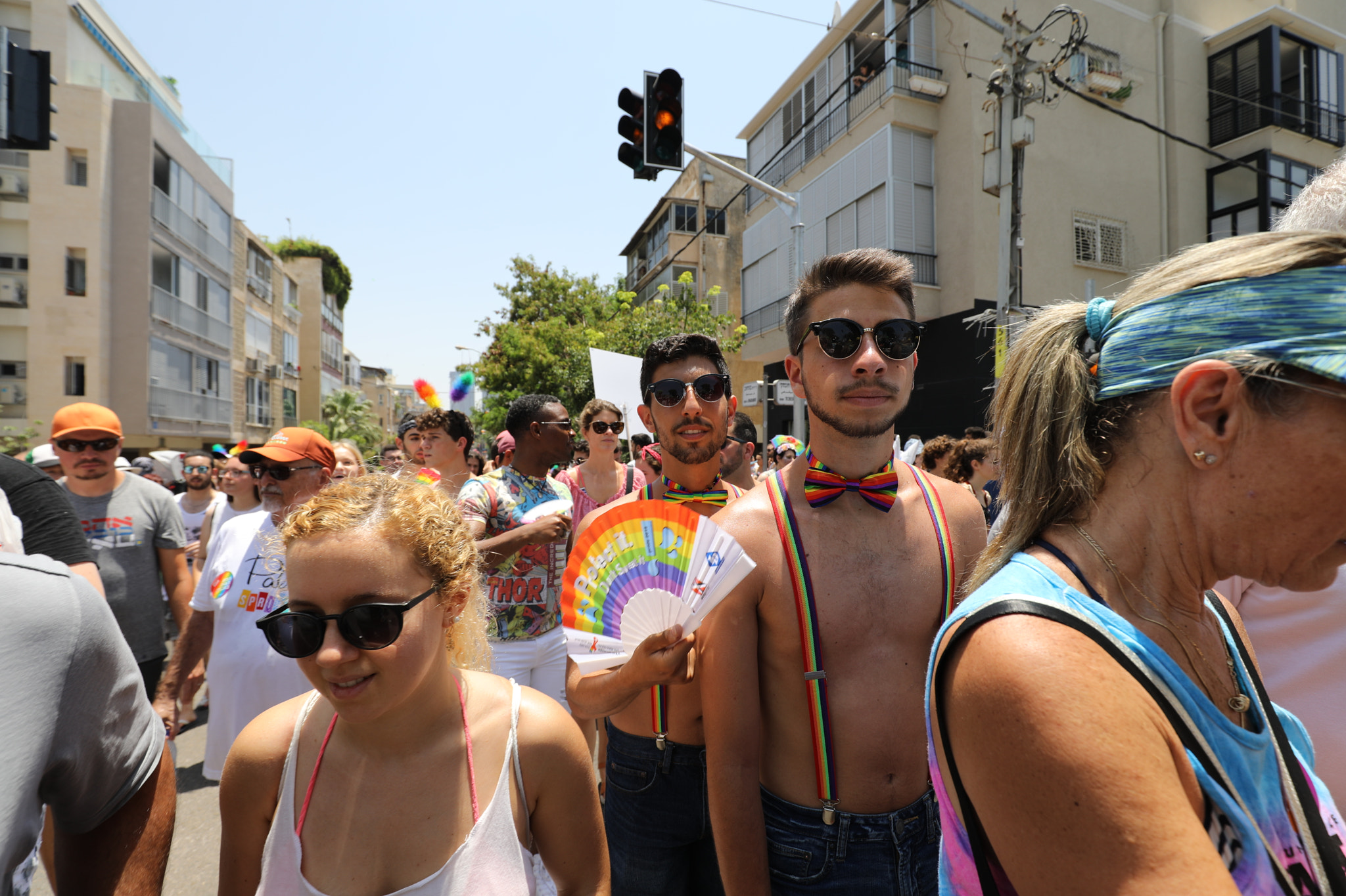 Canon EF 16-35mm F4L IS USM sample photo. Tel aviv pride parade 2018 photography
