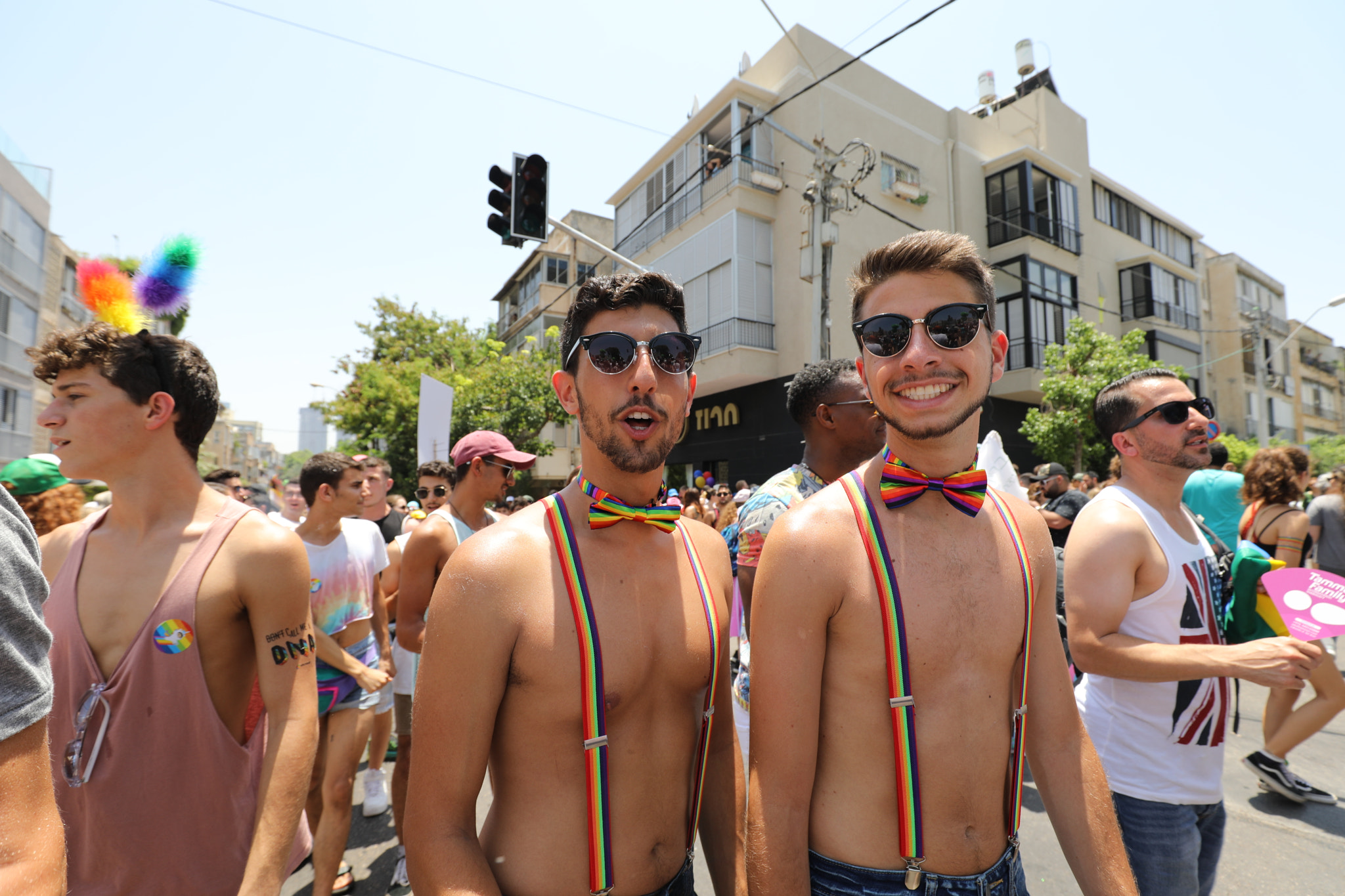 Canon EF 16-35mm F4L IS USM sample photo. Tel aviv pride parade 2018 photography