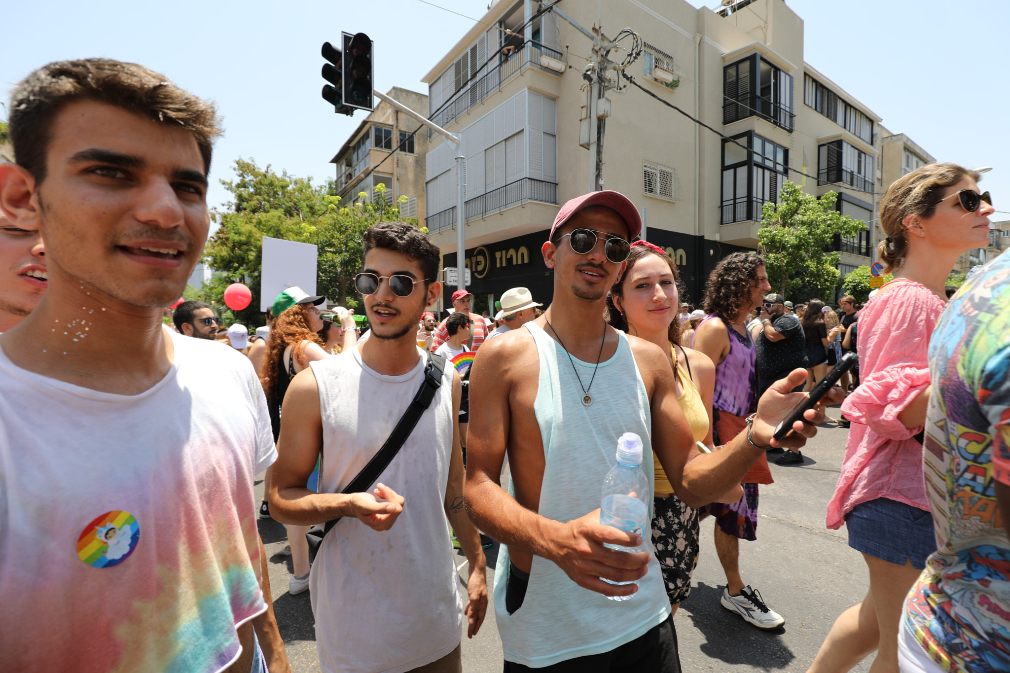 Canon EF 16-35mm F4L IS USM sample photo. Tel aviv pride parade 2018 photography